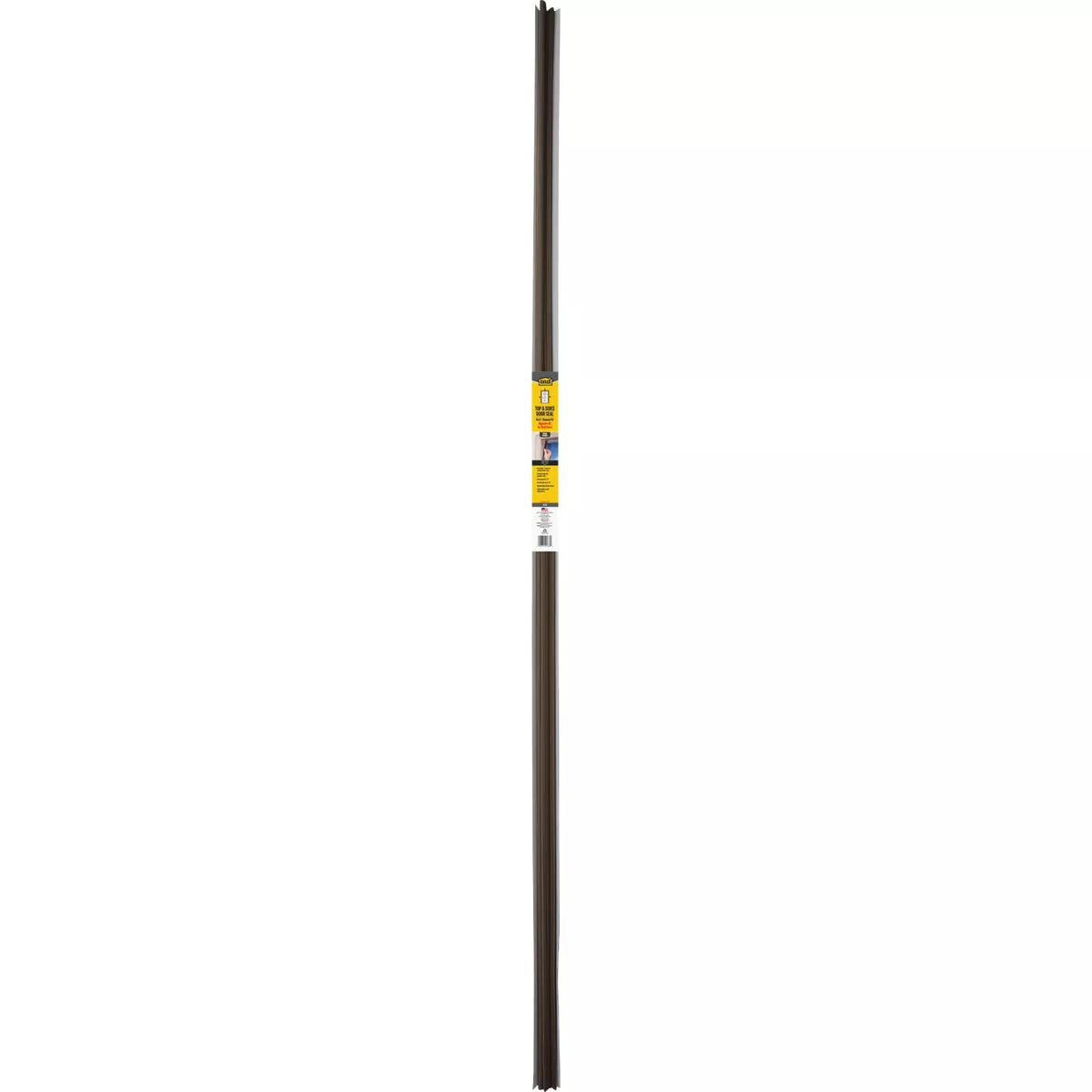 M-D Building Products 81 In. Brown Vinyl with Magnetic Strip Top and Sides Door Seal Kit for Steel Doors