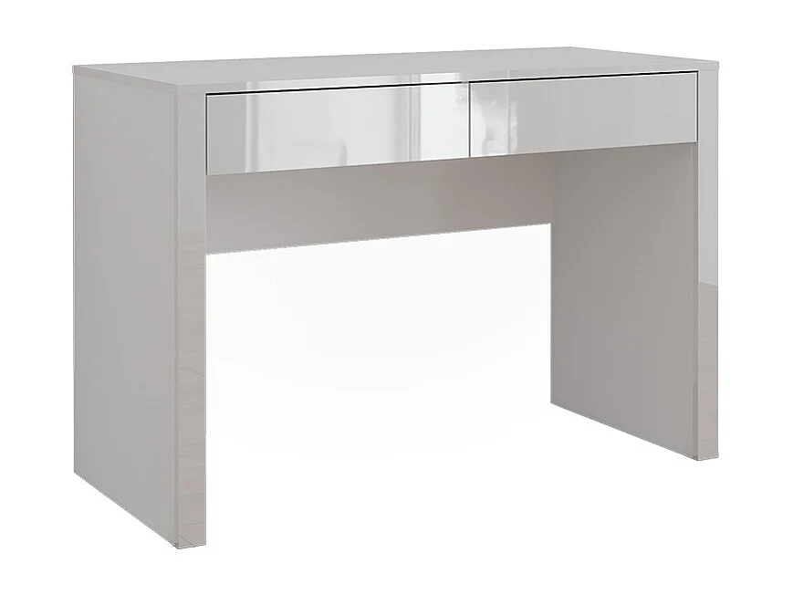 Bureau blanc brillant/blanc 110x50x75.5 annabelle