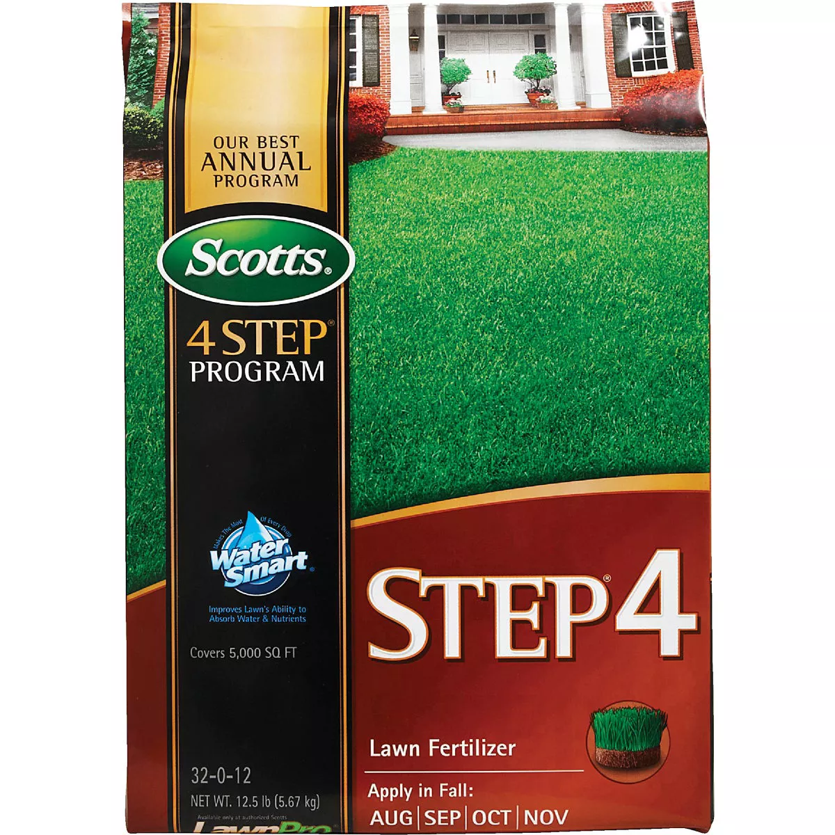 Scotts 4 Step Program Step 4 12.50 Lb. 5000 Sq. Ft. Fall Lawn Food