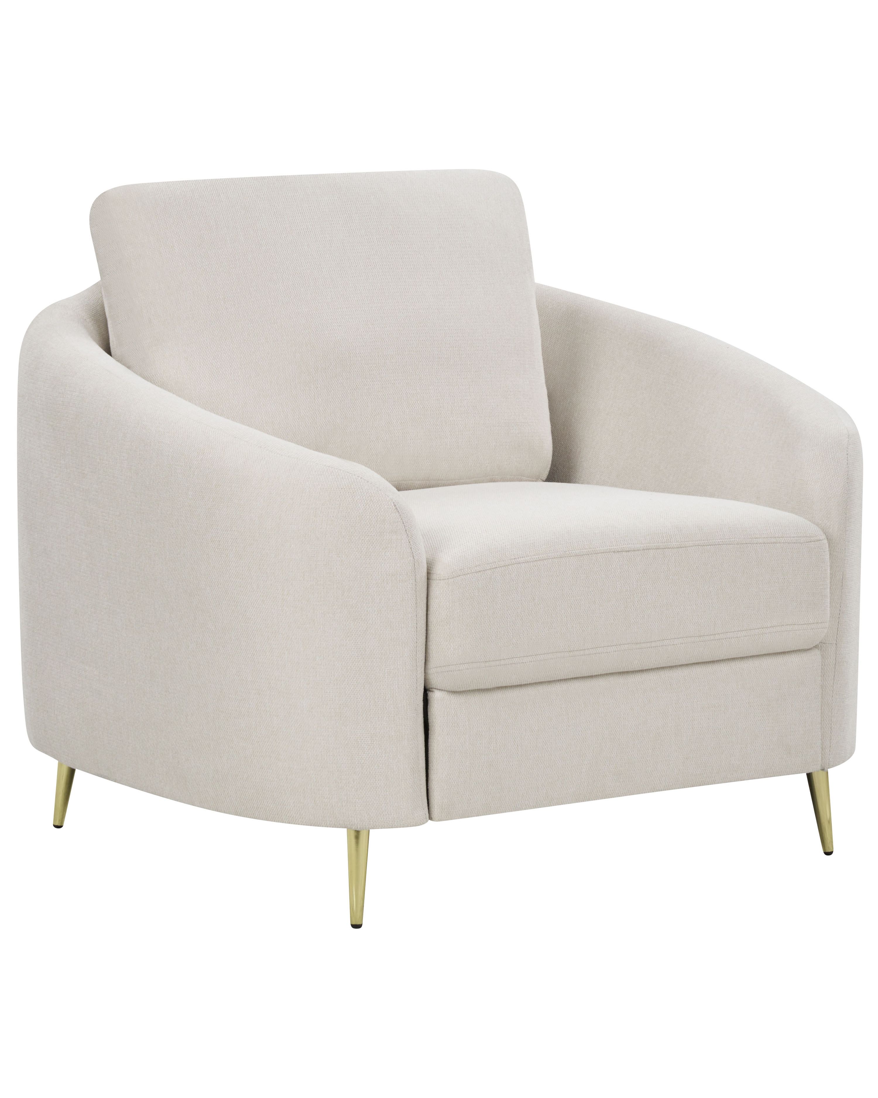Armchair TROSA Fabric Light Beige