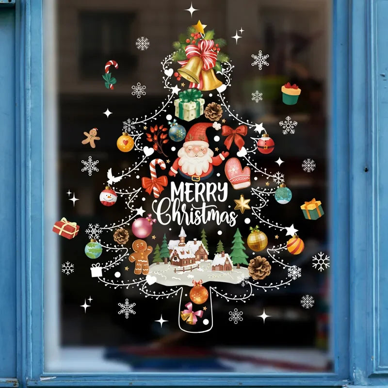 MerryScenes | Feestelijke Glasstickers