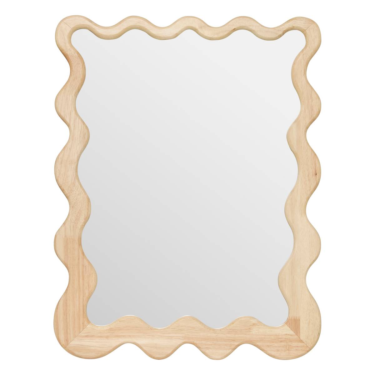 Wall Mirror "Brooke" Beige, 62x48 cm