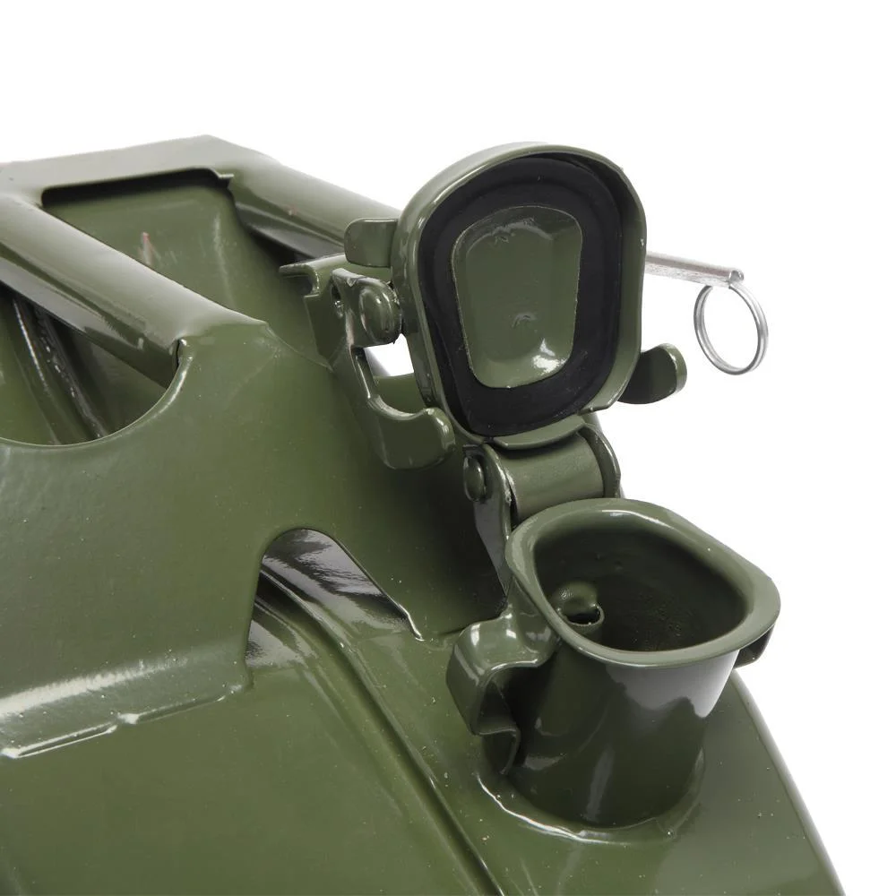 YUONAO 3-Pack 5 Gal (20L) Steel Gas Fuel Can �C Army Green Military-Grade Gasoline Container for Emergency, Outdoor, Off-Road, Camping - Image 8
