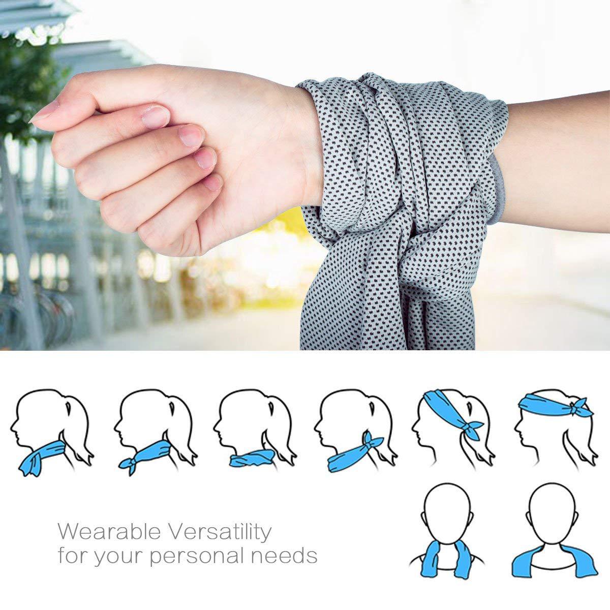 Microfiber Instant Cooling Towel Cooling Towel for Neck and Face