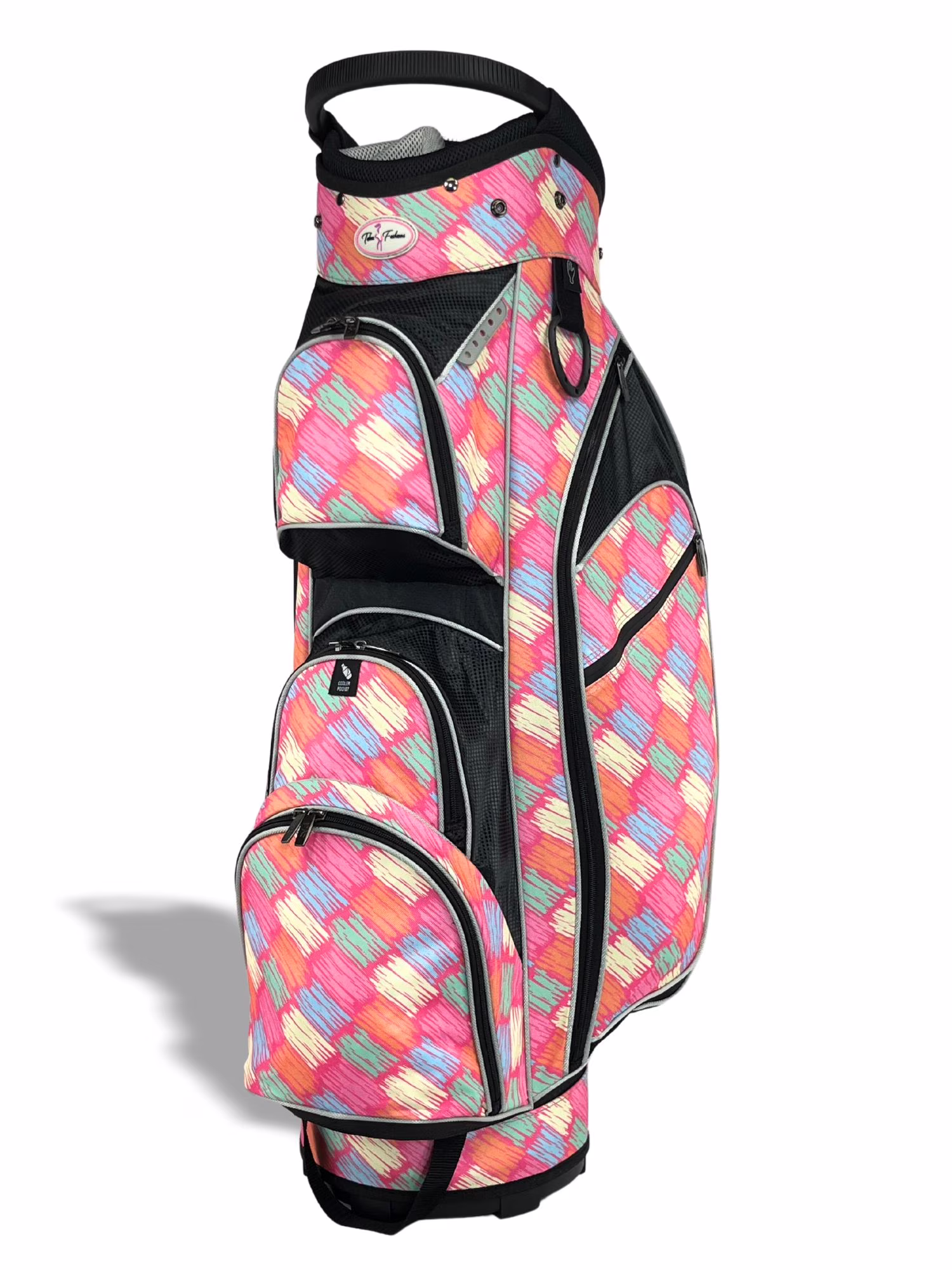 Womens Golf - Taboo Fashions 14 Way Lightweight Ladies Cart Bag (Posh Pink)