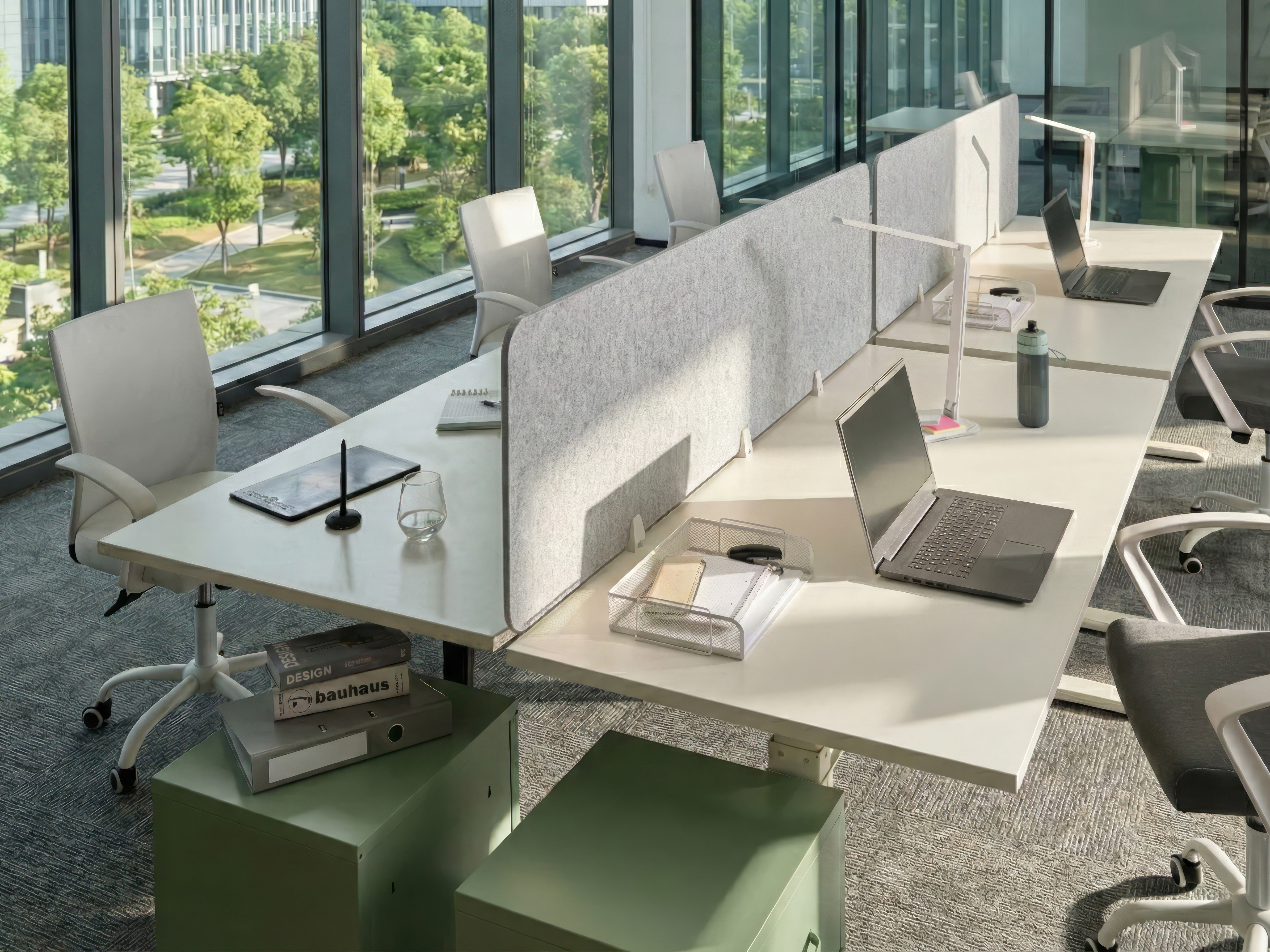 Desk Screen SPLIT Grey