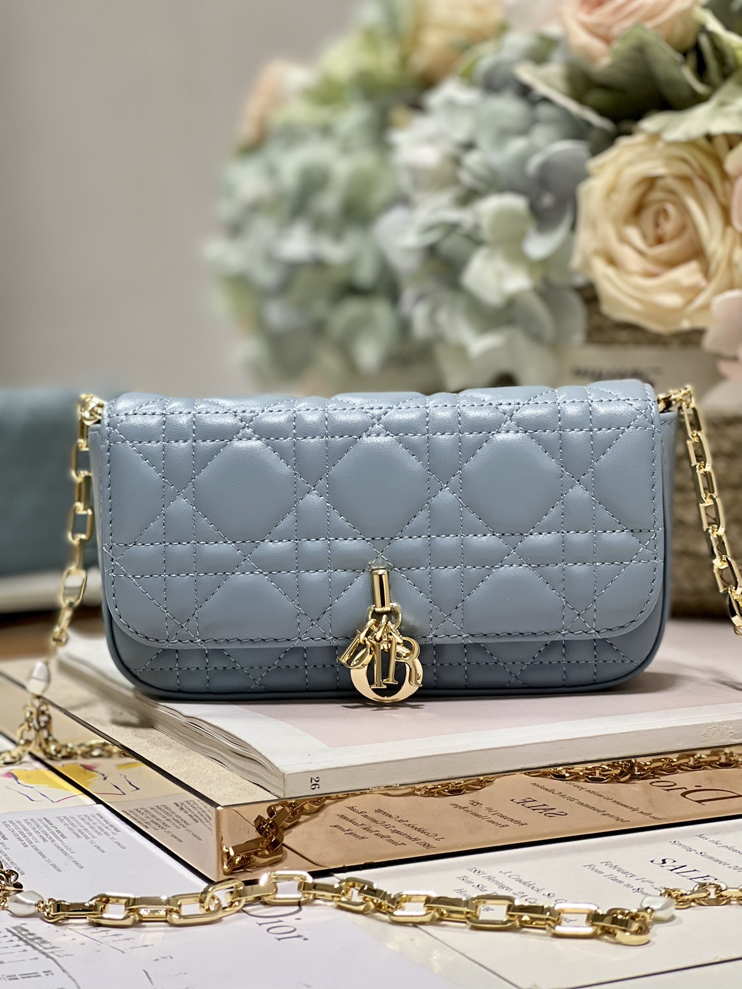 Mini Miss Dior Bag White/ Black/ Blue/ Light Purple For Women 7 in/18.cm1:1High-quality replica