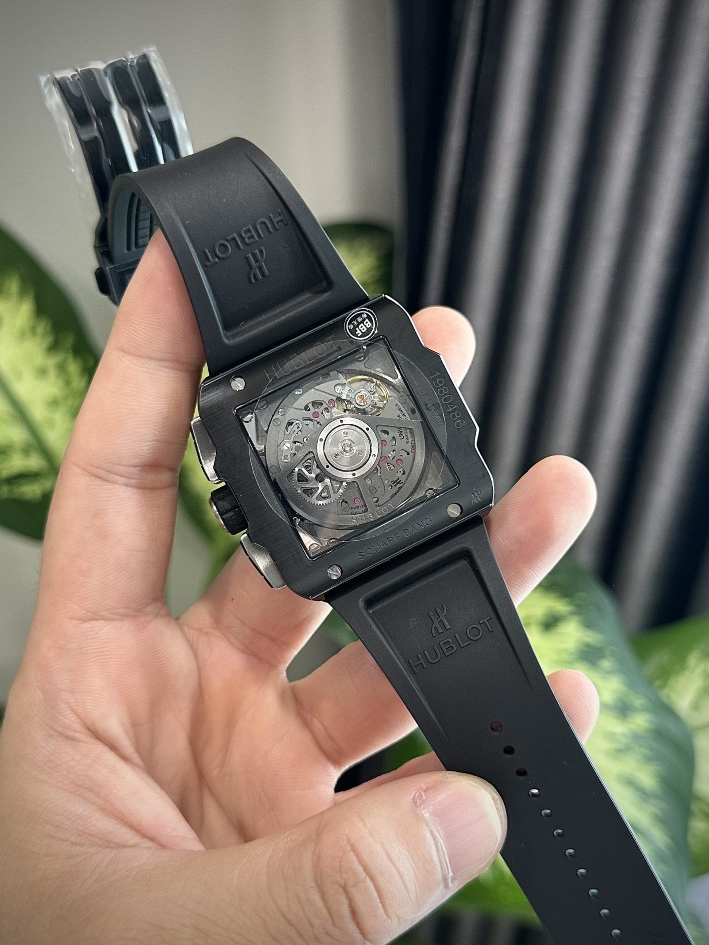 Hublot Replica Watch Square Bang Unico Ceramic Black BBF Factory 42mm - Top club