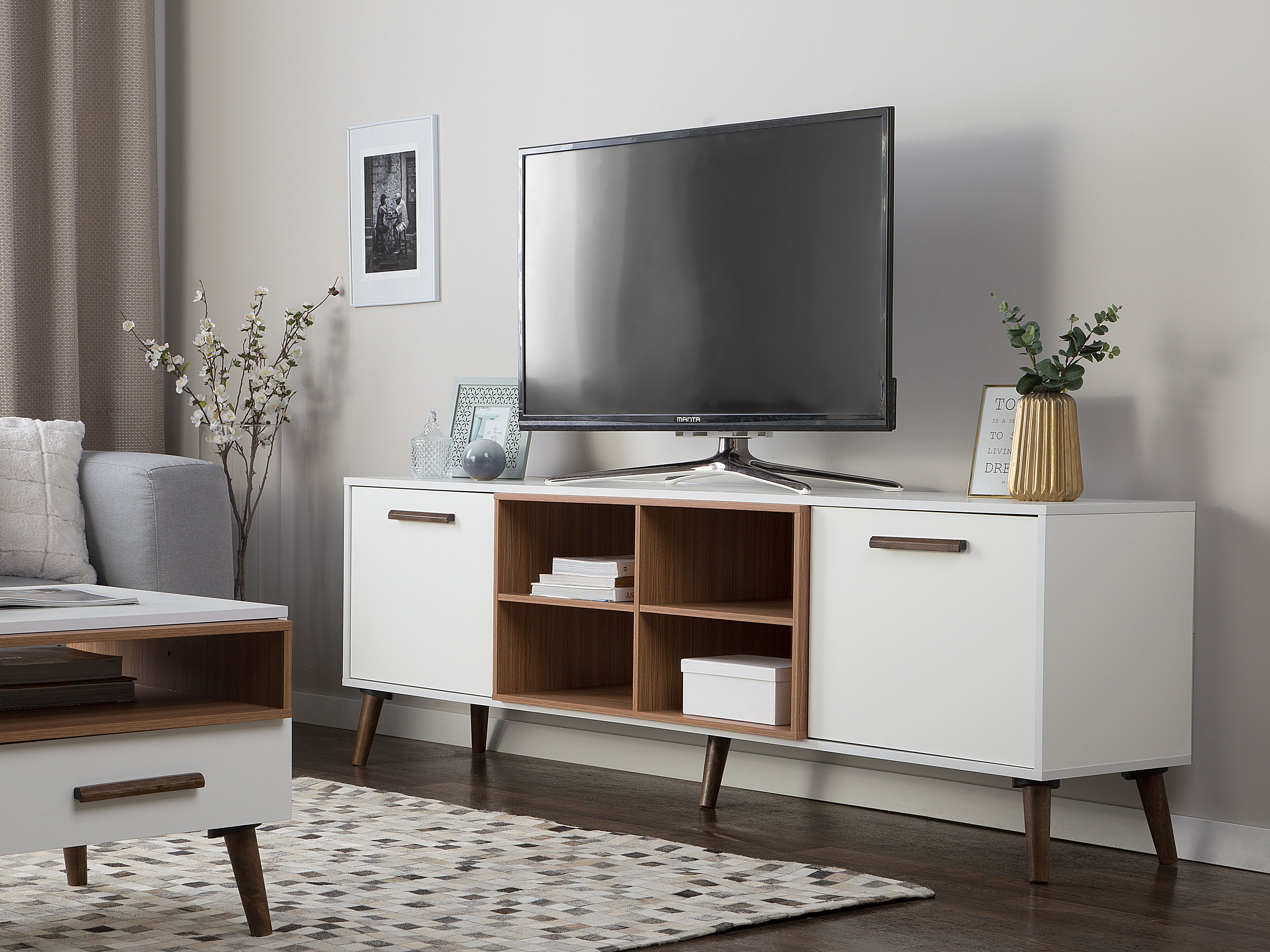 TV Stand ALLOA White