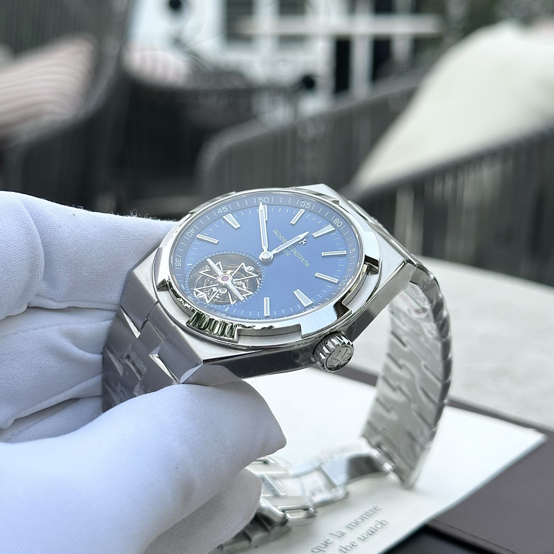 Vacheron Constantin Overseas Replica 1:1 Watch Tourbillon 6000v BBR 42.5mm - Top club
