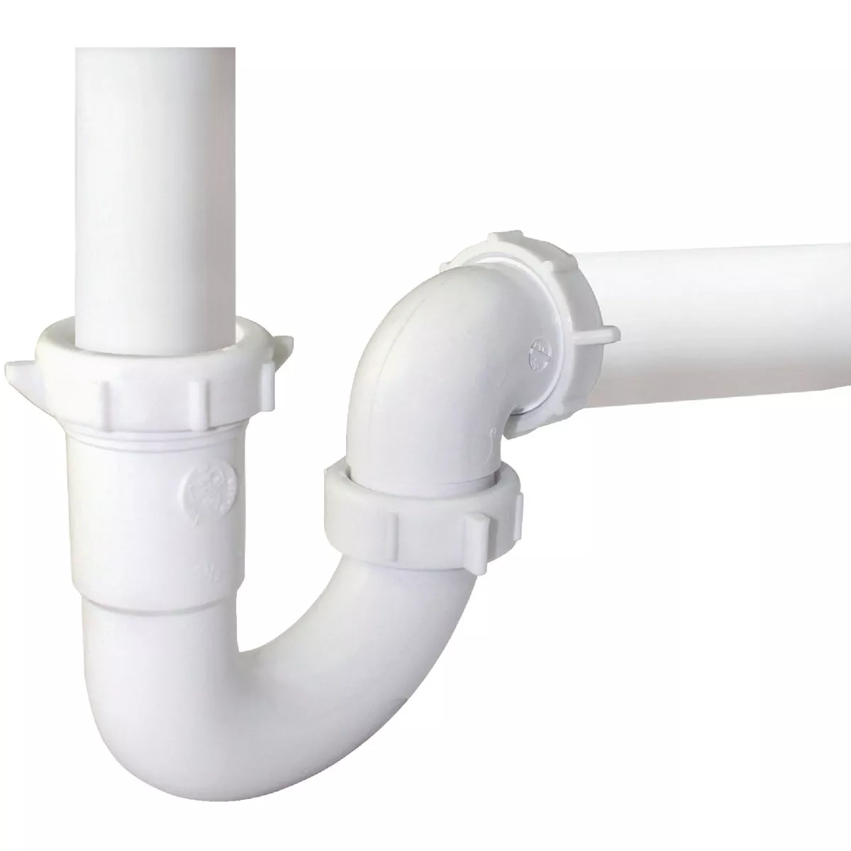 Keeney 1-1/2 In. or 1-1/4 In. White Plastic J-Bend