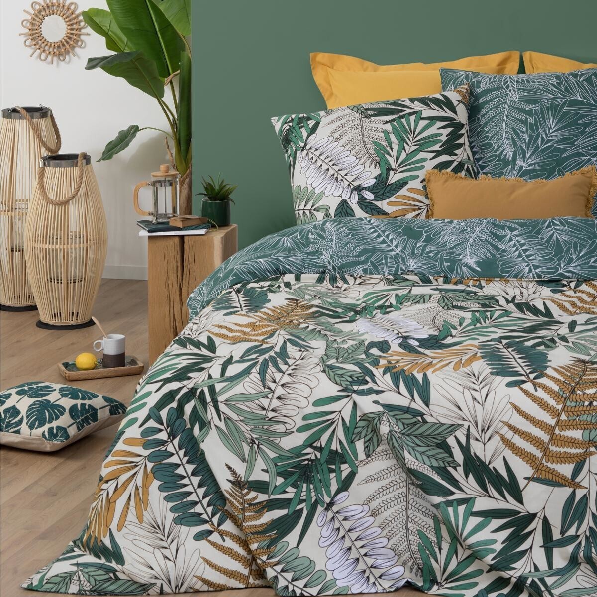 Bed linen set "Tropik", cotton 240x220 cm
