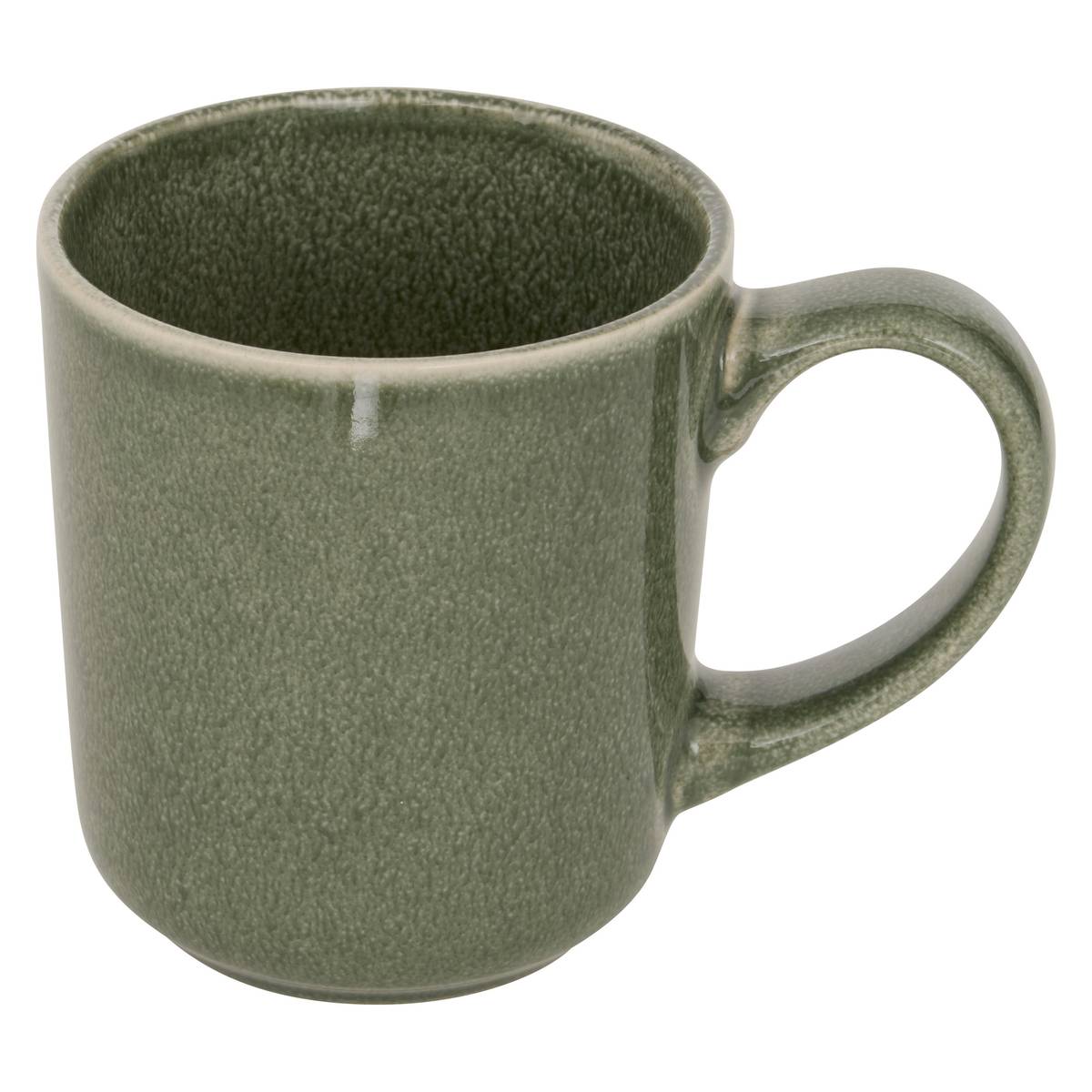 Mug"Unknown Land" earthenware, 420 ml, Green