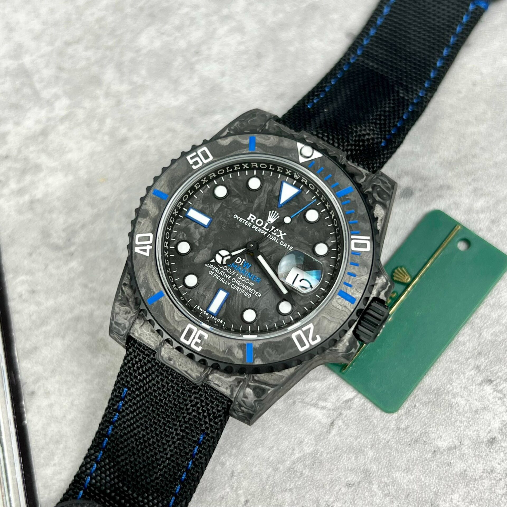 Rolex GMT-Master II Diw Replica 1:1 Watch Carbon Ultra Light 40mm - Elite Watch Atelier