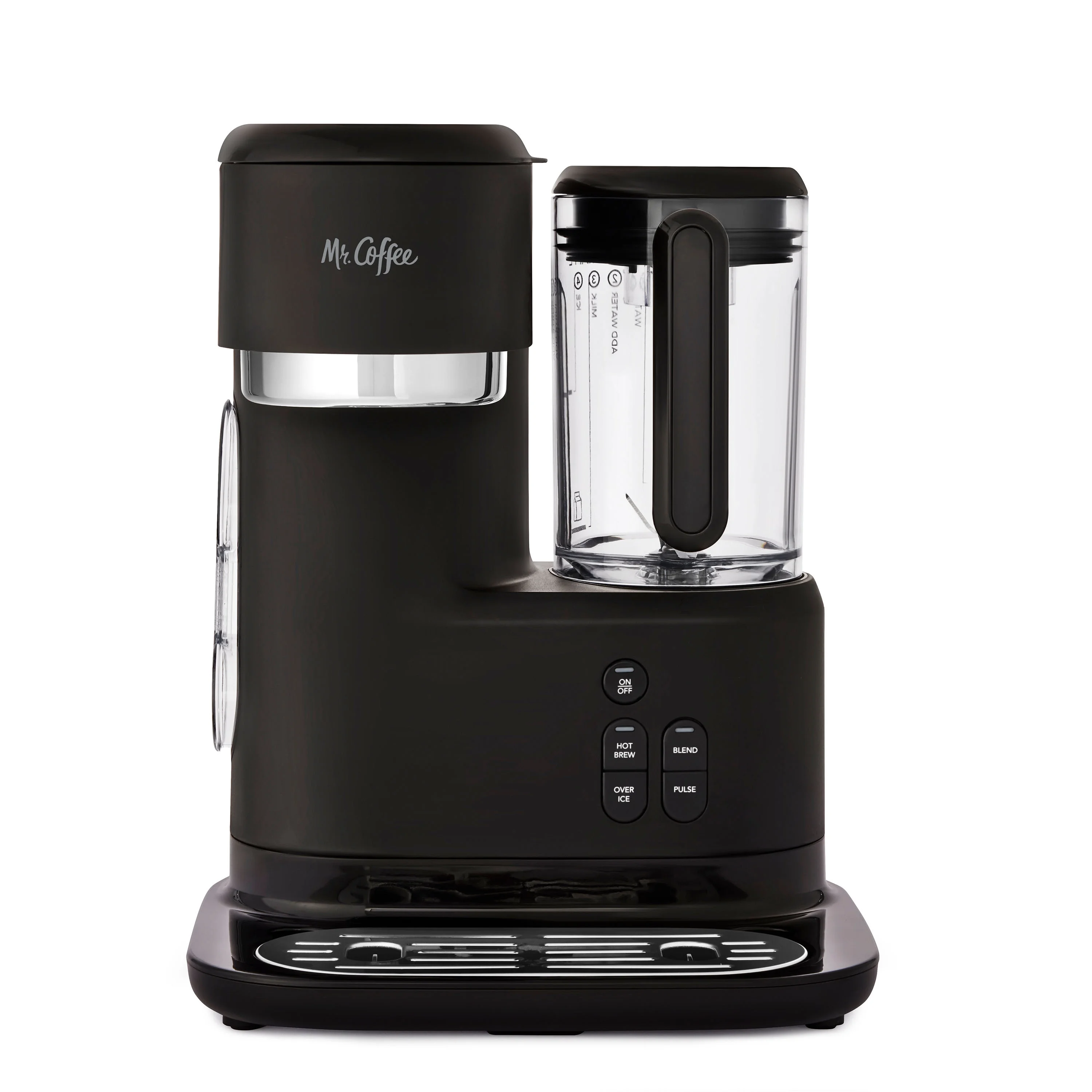 Mr. Coffee? Single-Serve Frappe?, Iced, and Hot Coffee Maker and Blender, Black with 2 To-Go Tumblers, Reusable Coffee Filter