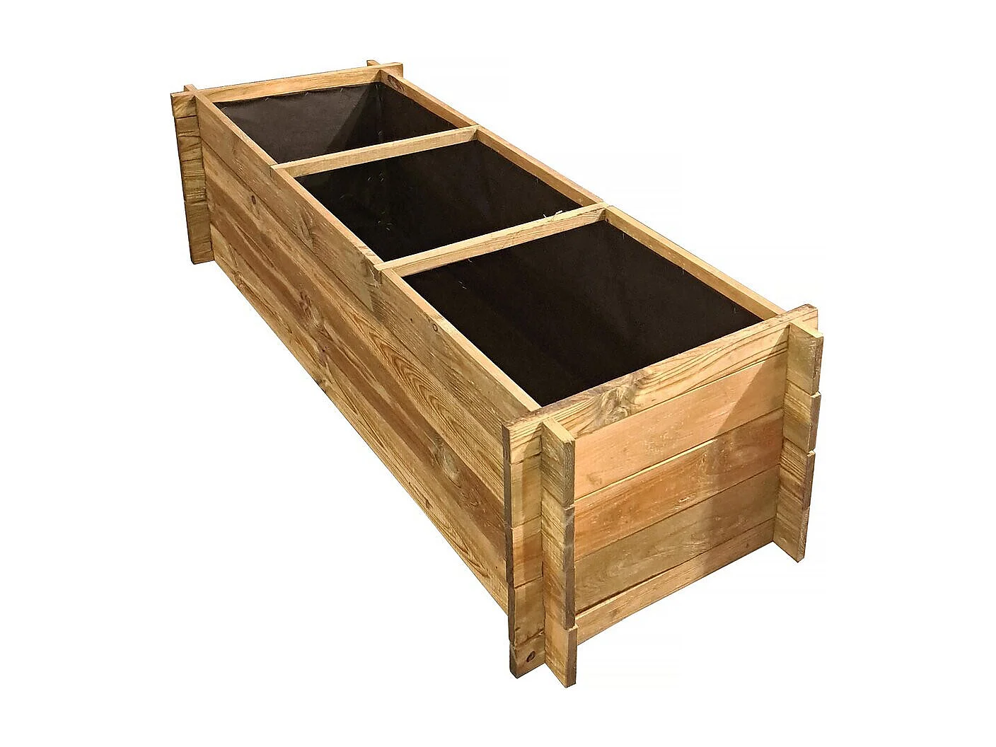 Carré potager en bois 