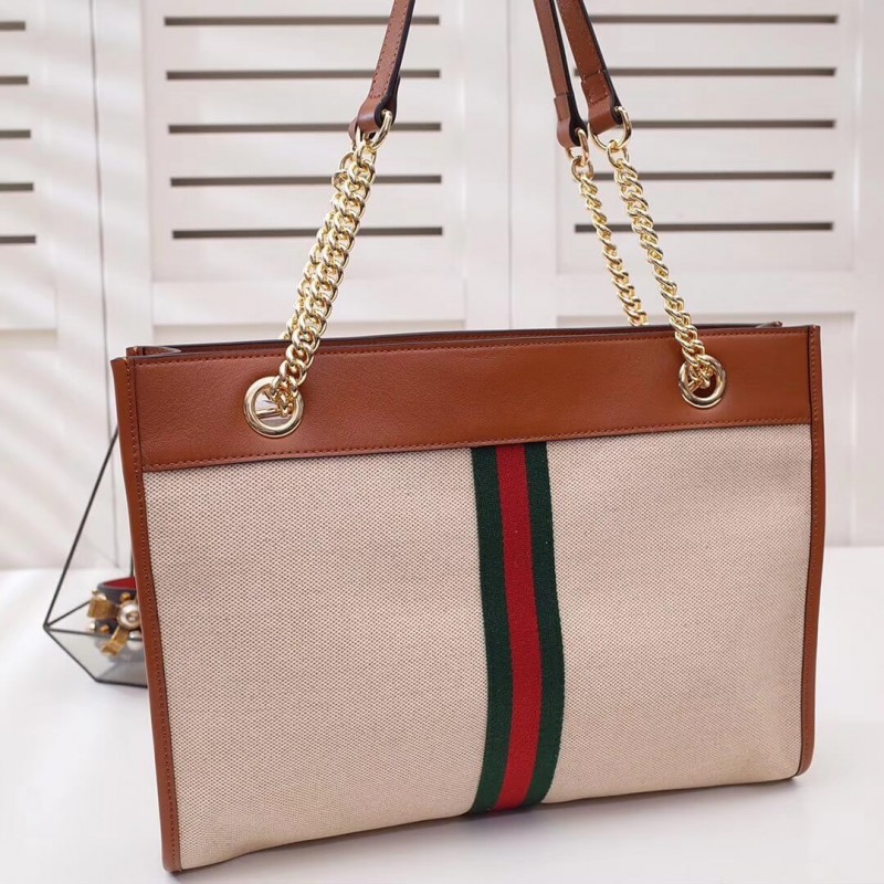 Replica Gucci Vintage Canvas Rajah Gg Tweed Large Tote 5372191:1High-quality replica