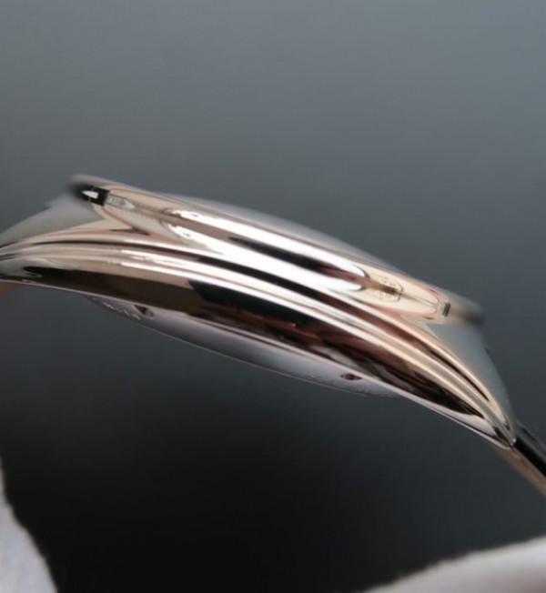 Replica Cartier Cle de Cartier SS White Textured Dial Leather Strap MIYOTA9015 - Top club