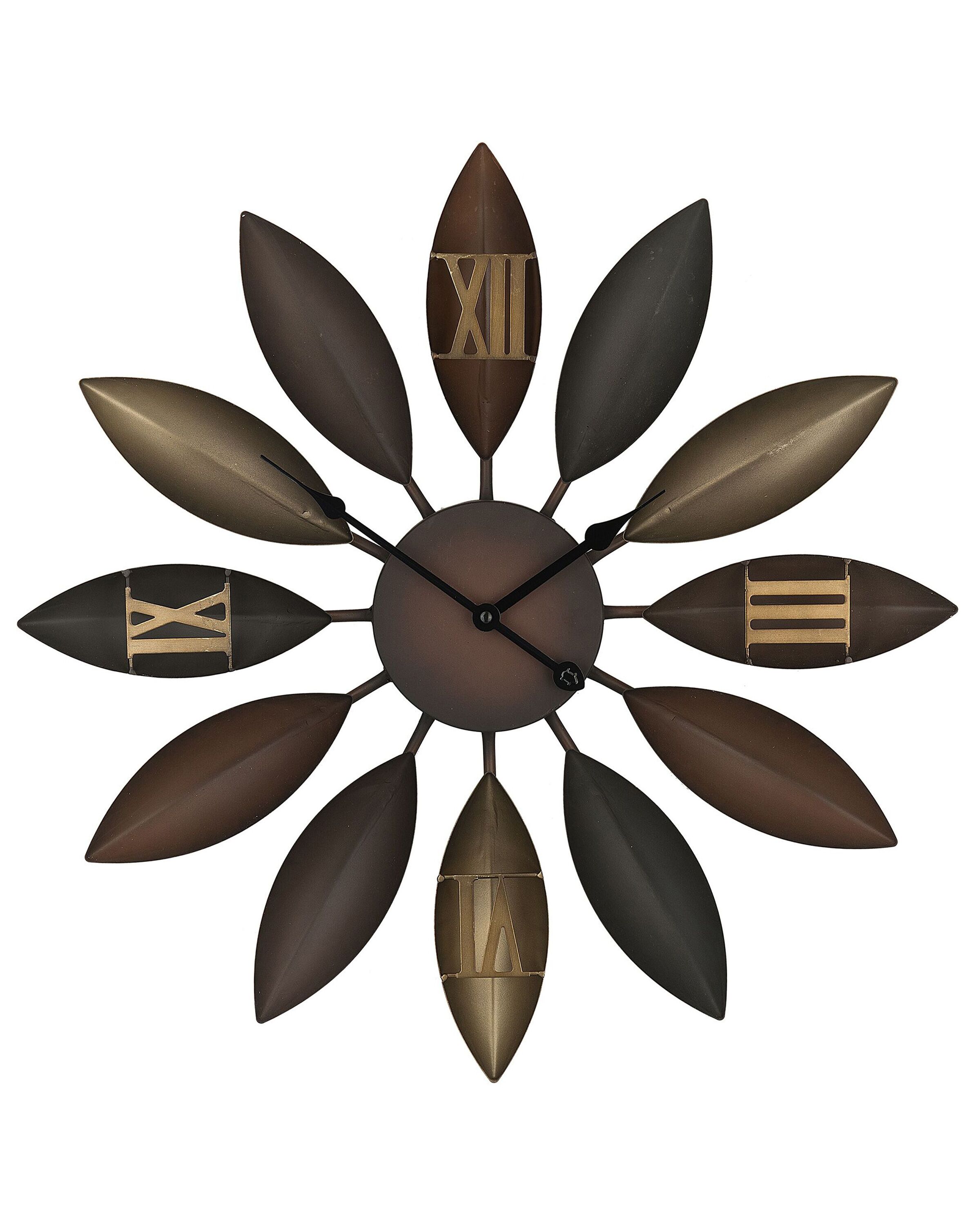 Wall Clock BEINWIL 55 cm Metal Brown
