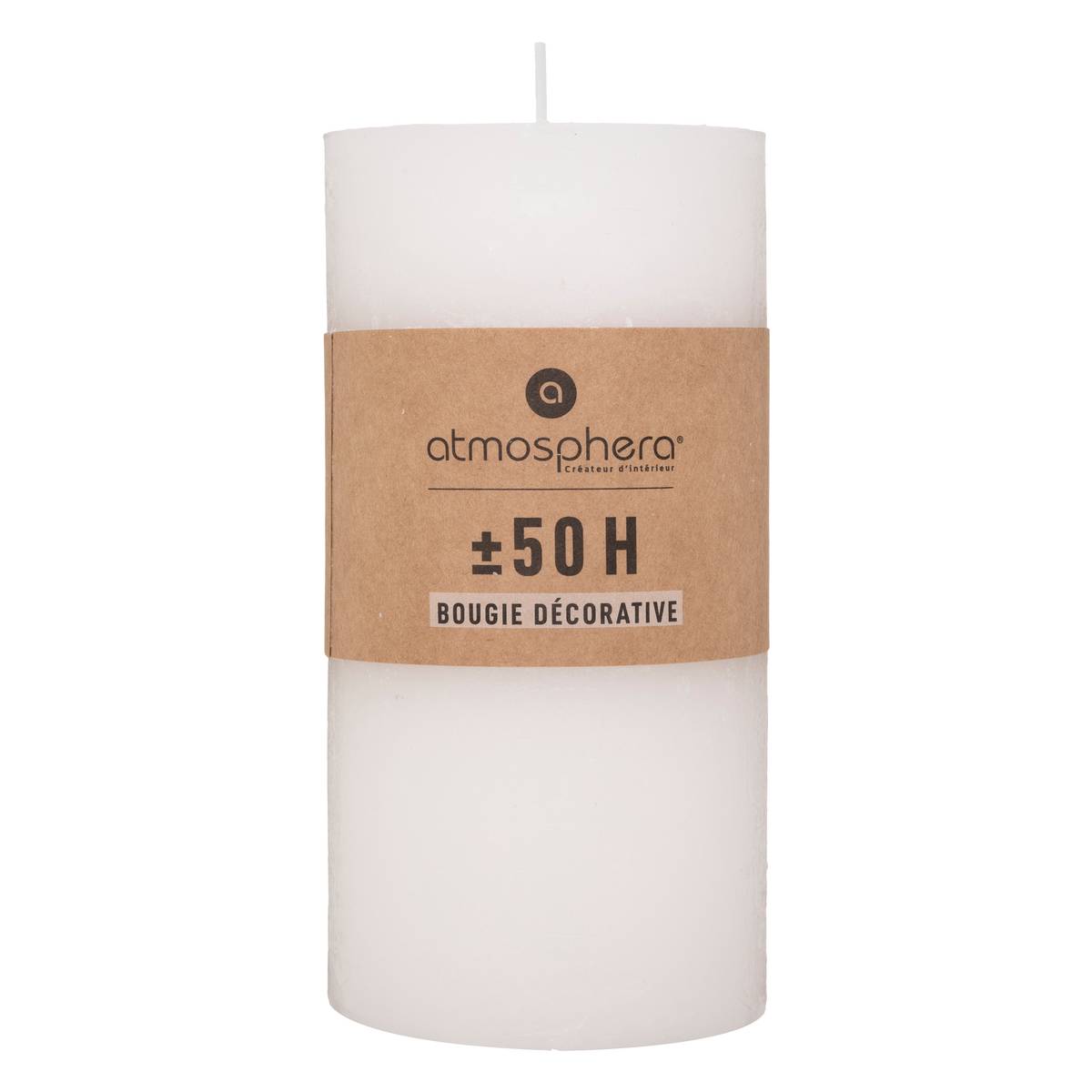 Rustic candle White, 445g