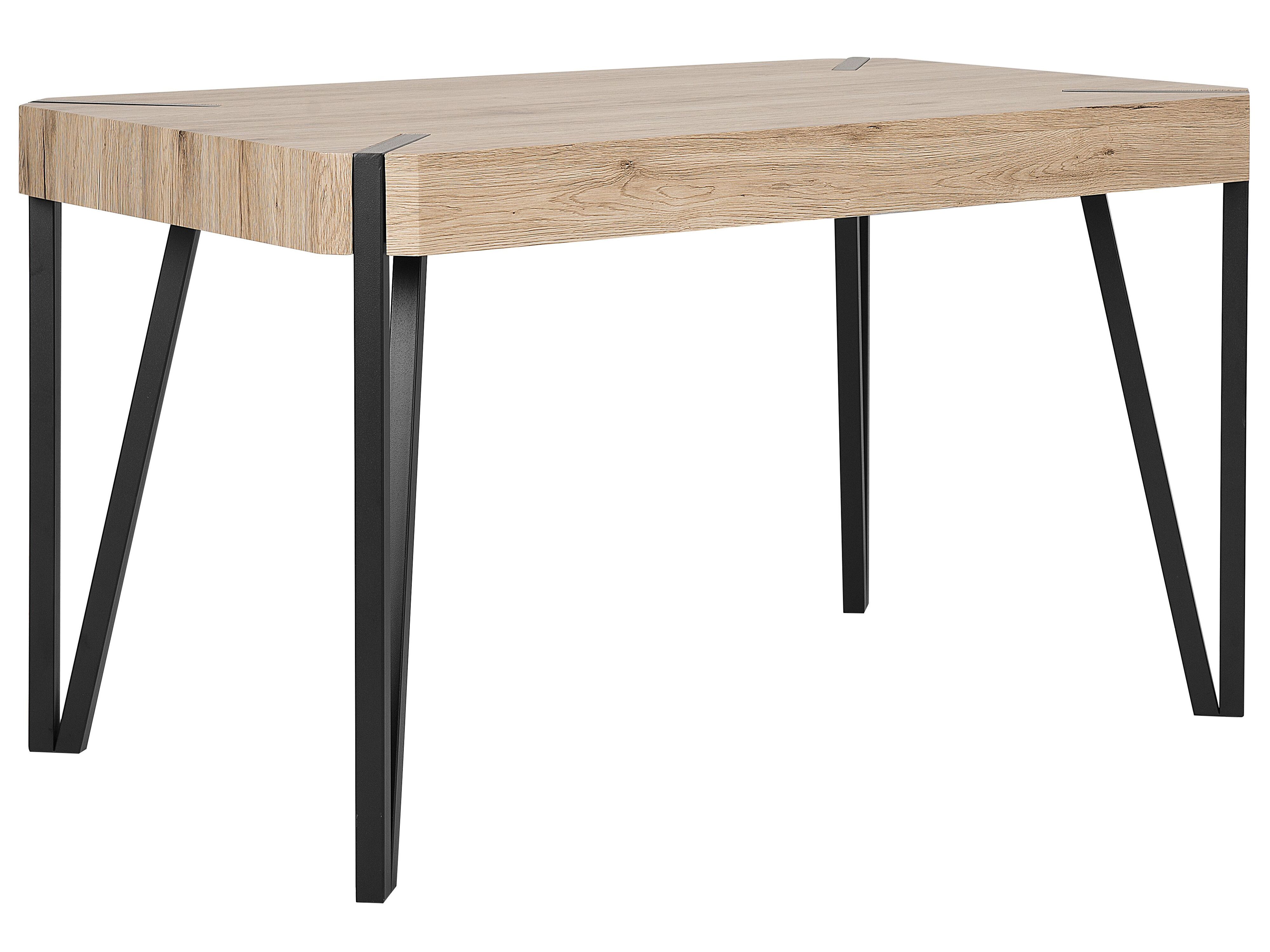 Dining Table CAMBELL Light Brown 130 cm 80 cm