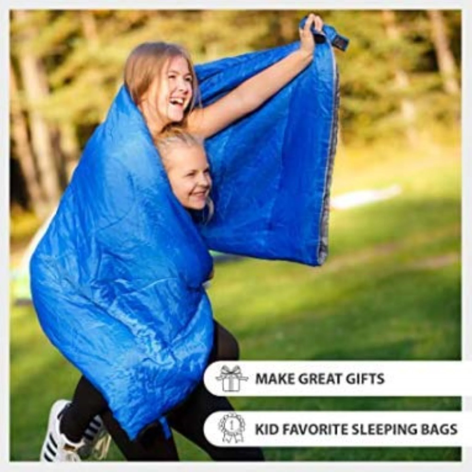 10 Pack Bulk Wholesale of Cold Weather Envelope Sleeping Bags for Adults, Kids, Homeless, Camping, Indoors, Outdoors - 10 Count Sleeping Bags in Black, Navy Blue, Forest Green, Red - 71"L x 30"W - Image 10