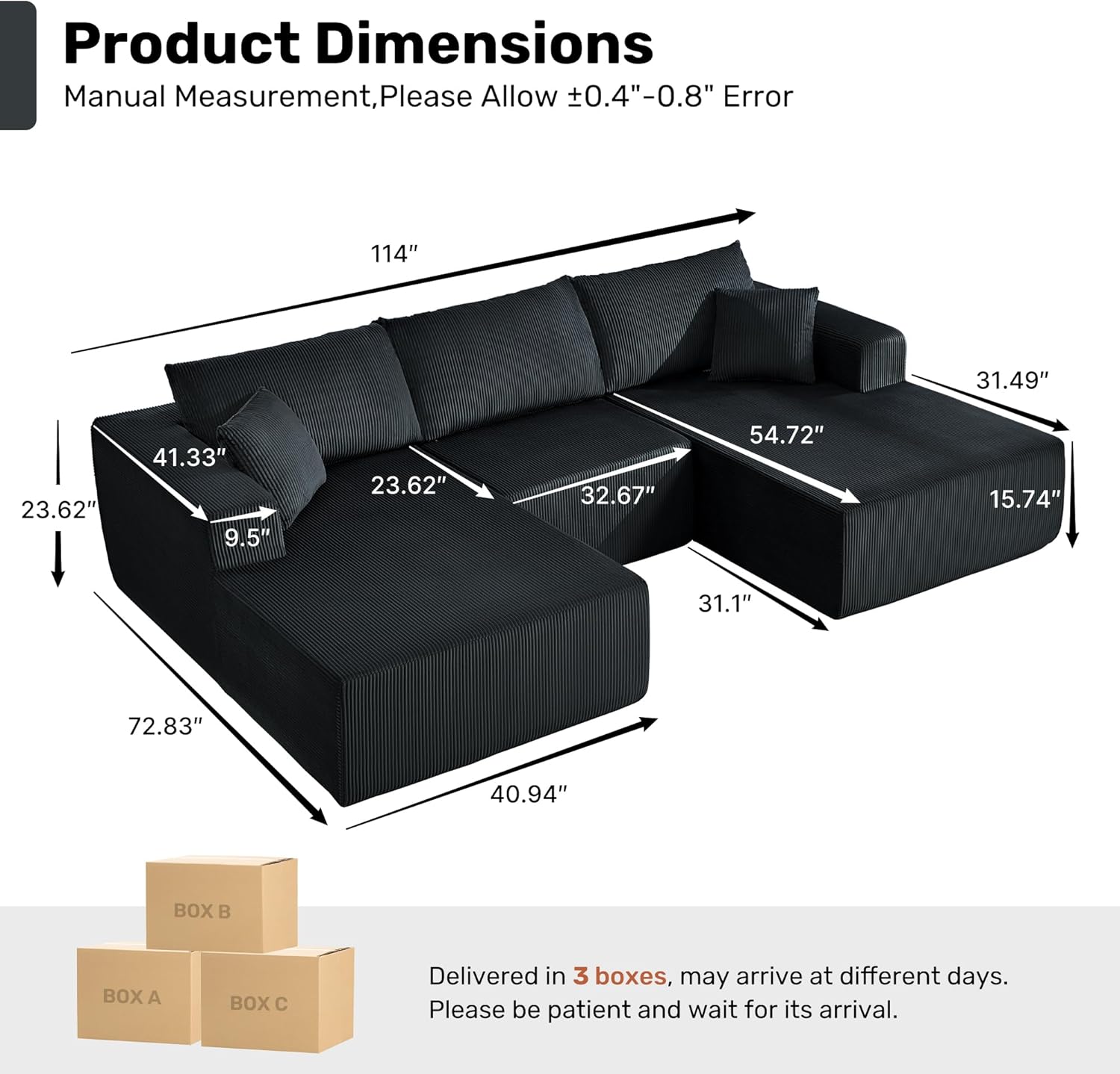 Modular Sectional Sofa,114
