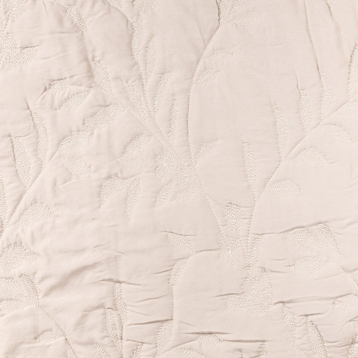 Narzuta LIMENA żakardowa mikrofibra beżowa 200x220 cm