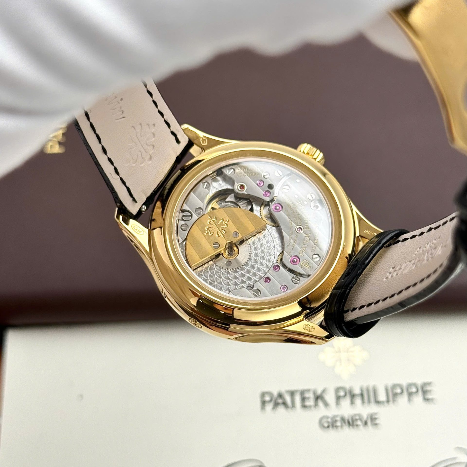 Patek Philippe Grand Complicaitons 5327J Best Replica Watches Leather Strap Men s 40mm - Top club