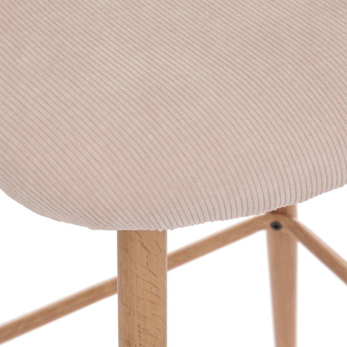 Bar chair "Celeste" Corduroy, Beige