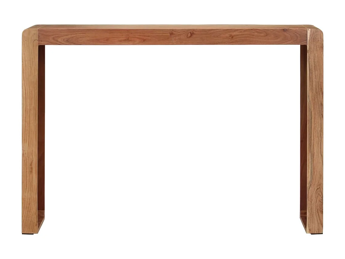 Table console 110x30x76 cm bois massif d'acacia