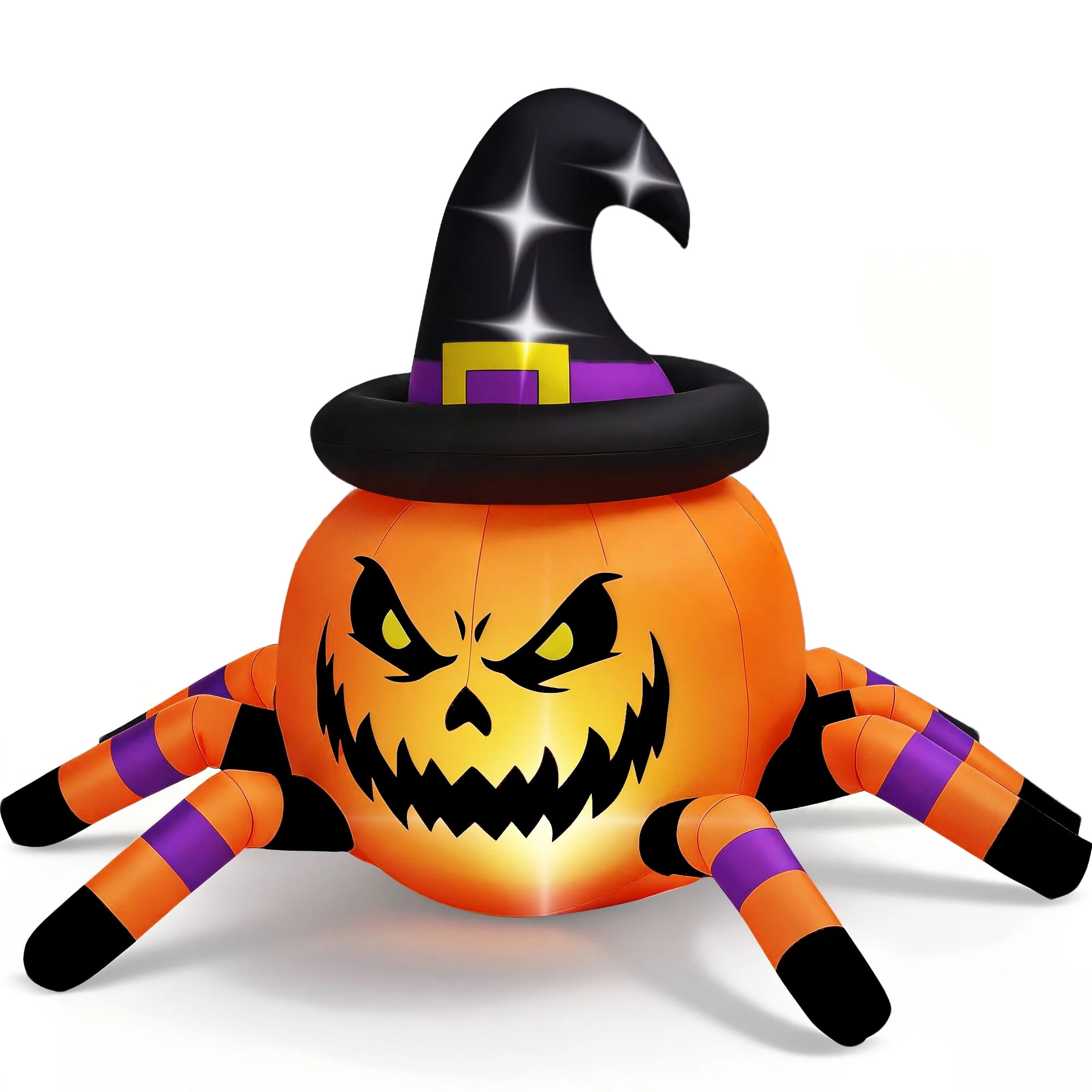 Firstness 2.4GHz Remote Control Car Halloween Inflatable Pumpkin Spider Blow ups Rc Car 360° Rotation, 3 Music and LED Lights, Aged 3+ - Image 14 Firstness 2.4GHz Remote Control Car Halloween Inflatable Pumpkin Spider Blow ups Rc Car 360° Rotation, 3 Music and LED Lights, Aged 3+ - Image 14