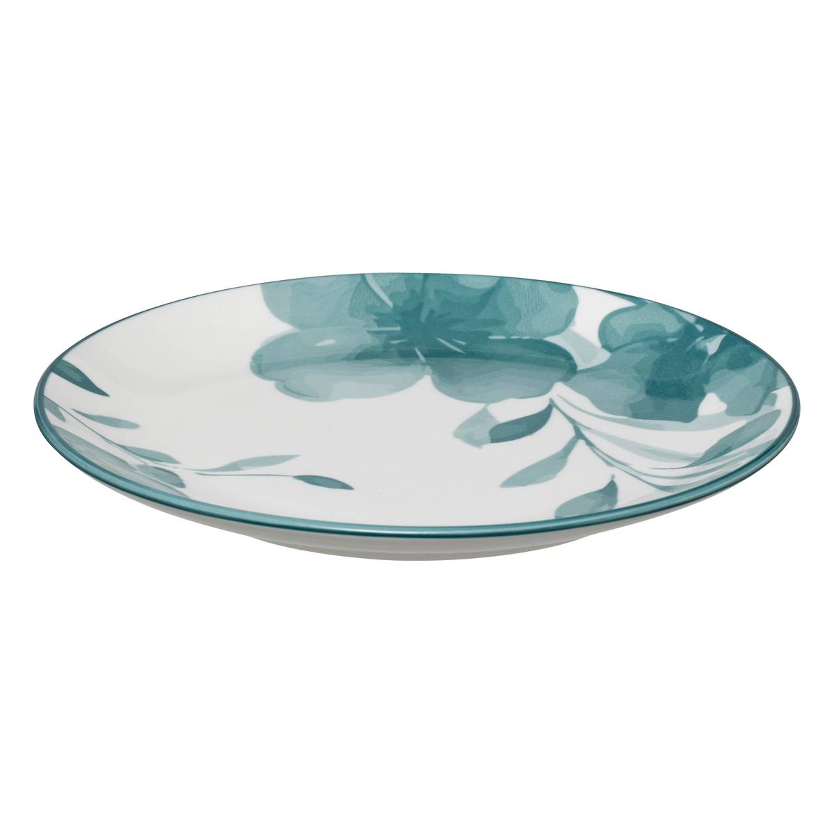 Set of 6 dessert plates "Lily" D.19 cm, White