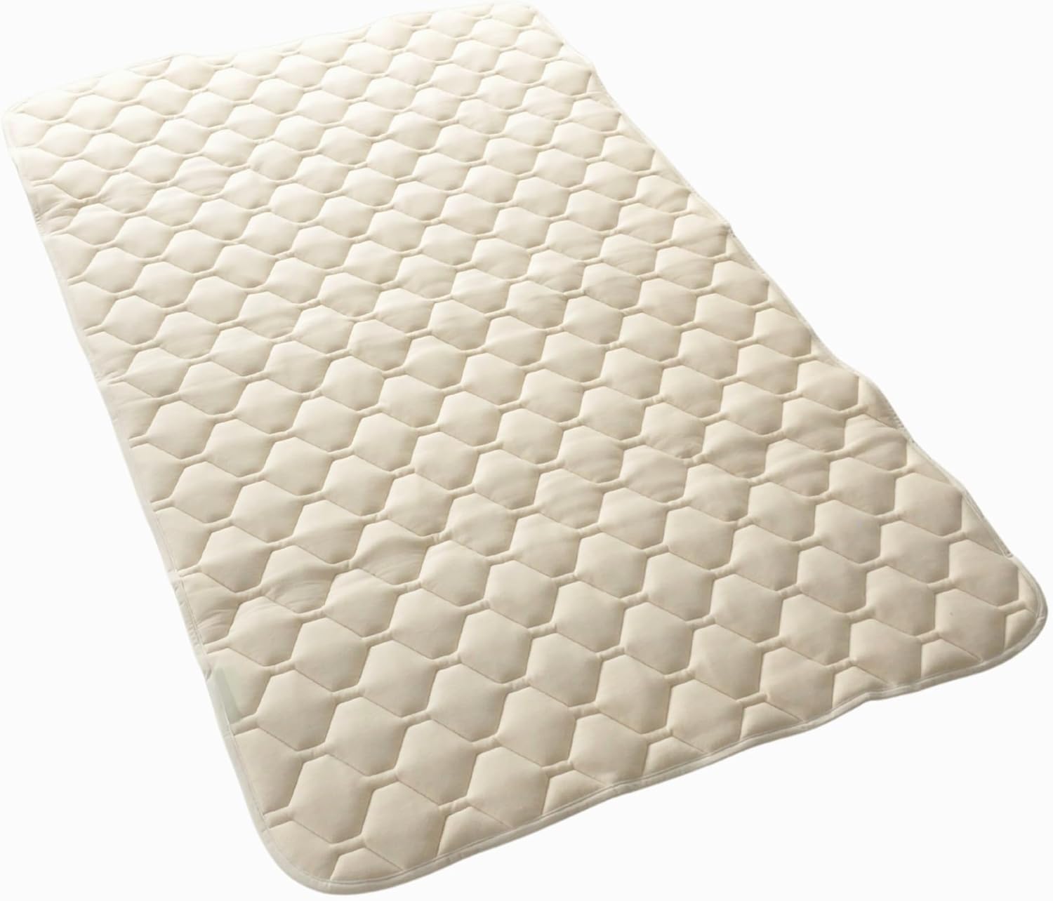 FULI Mattress Pad Infused with Restorative Japanese Onsen Minerals for Better Sleep, Rejuvenating Anti-Aging Hormesis Hot Spring Mattress Topper, Made in Japan - Twin Size (37.4