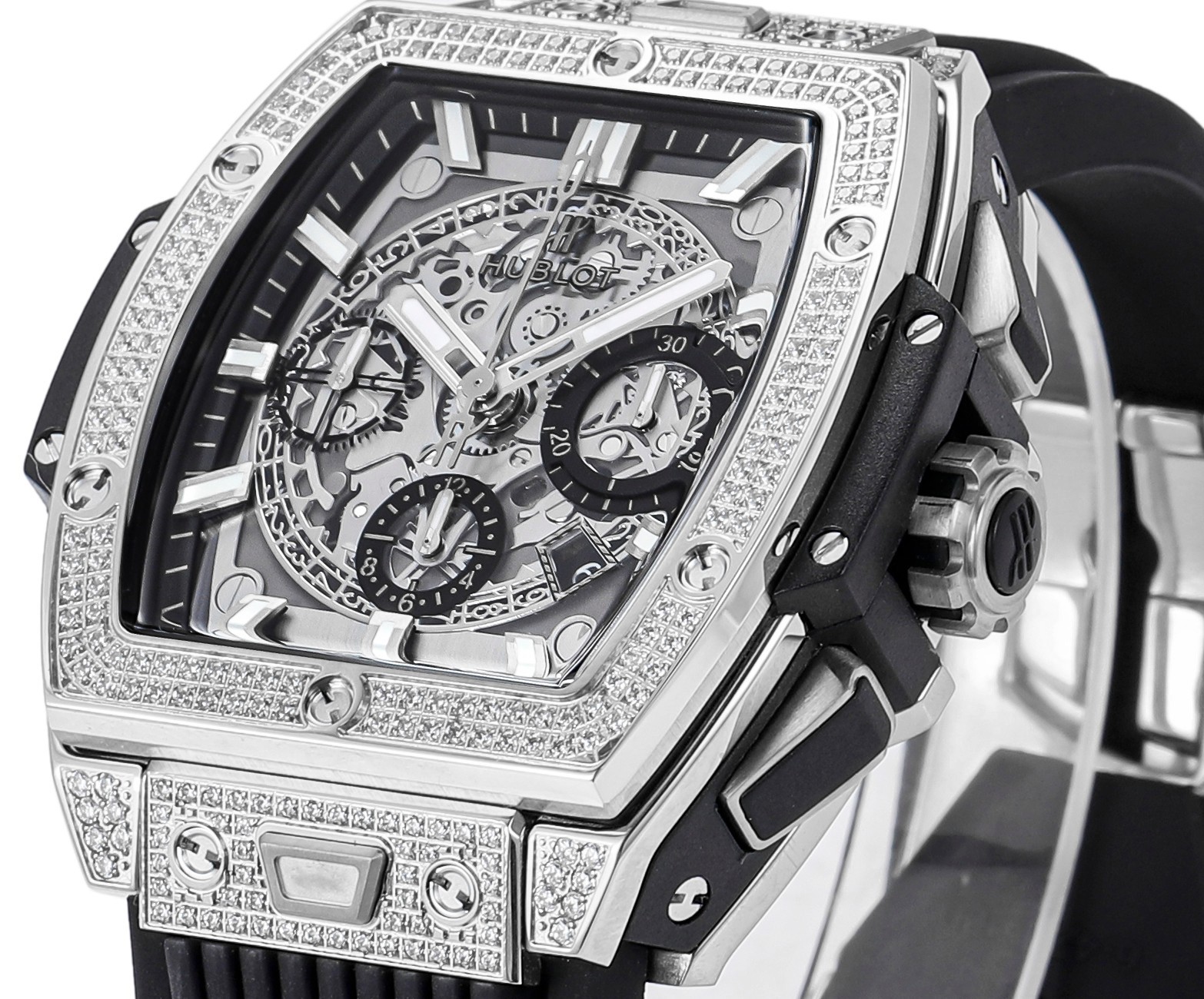 Hublot Spirit of Big Bang Textured Rubber Strap(1:1 replica) - Top club