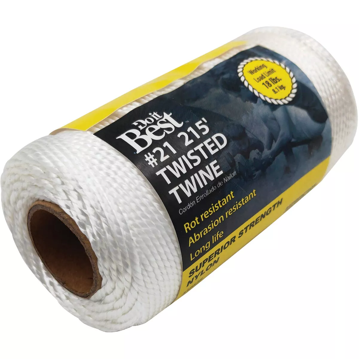 Do it Best #21 x 215 Ft. White Nylon Twisted Twine