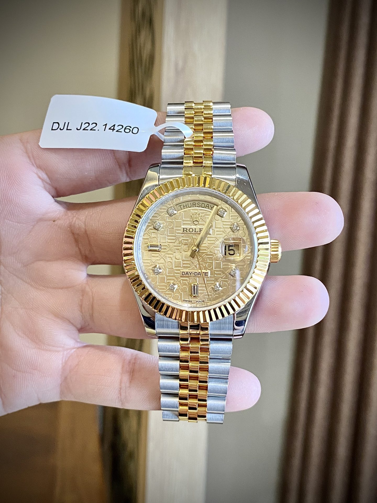 Rolex Best Replica Watch Day-Date Custom Gold Wrapped 40mm - Elite Watch Atelier