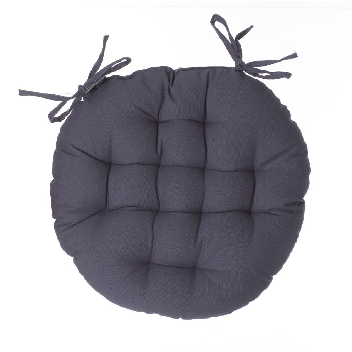 Round chair cover Slate grey, D.38 cm