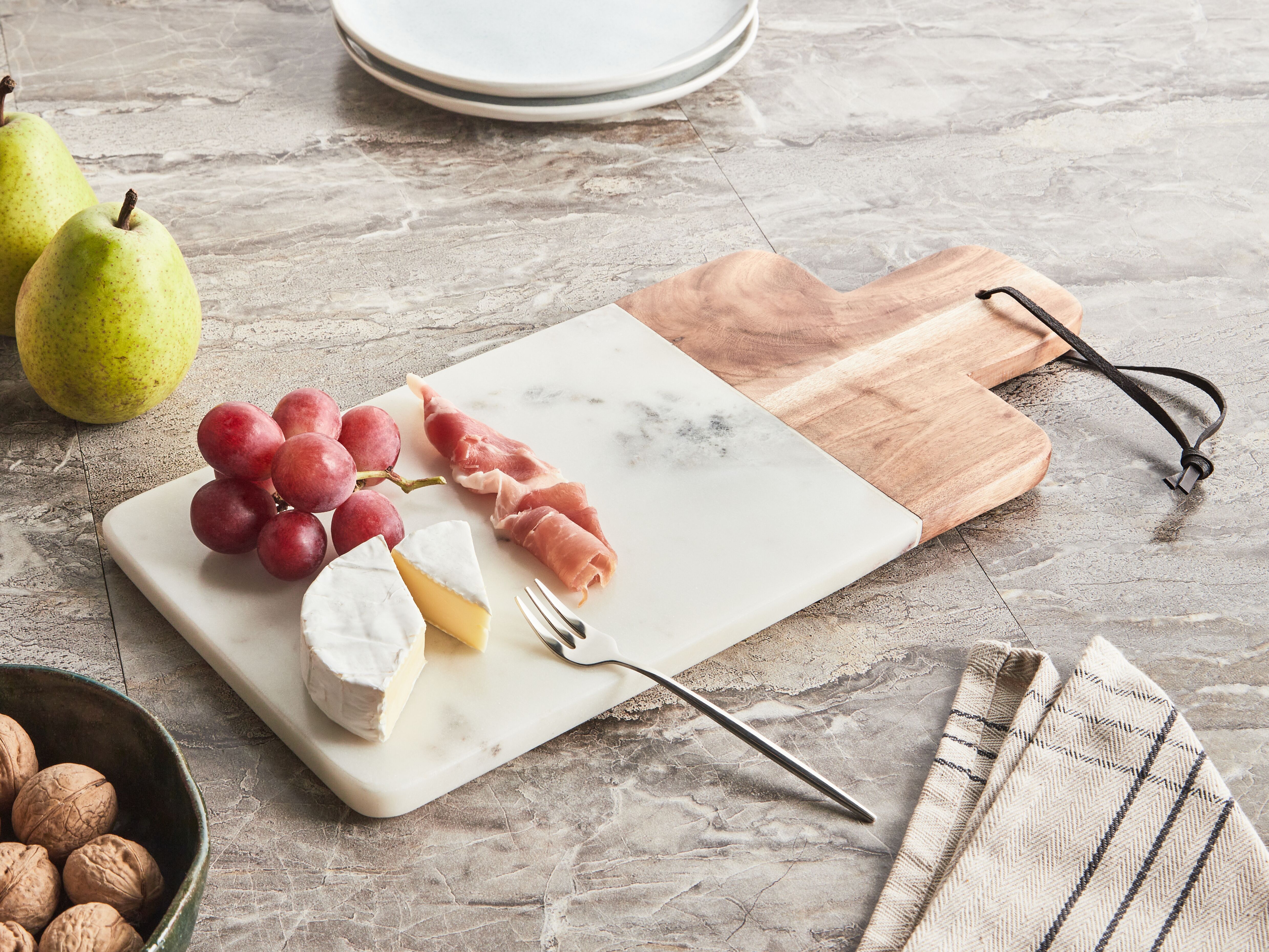 Serving Tray VOLOS Stone White Marble