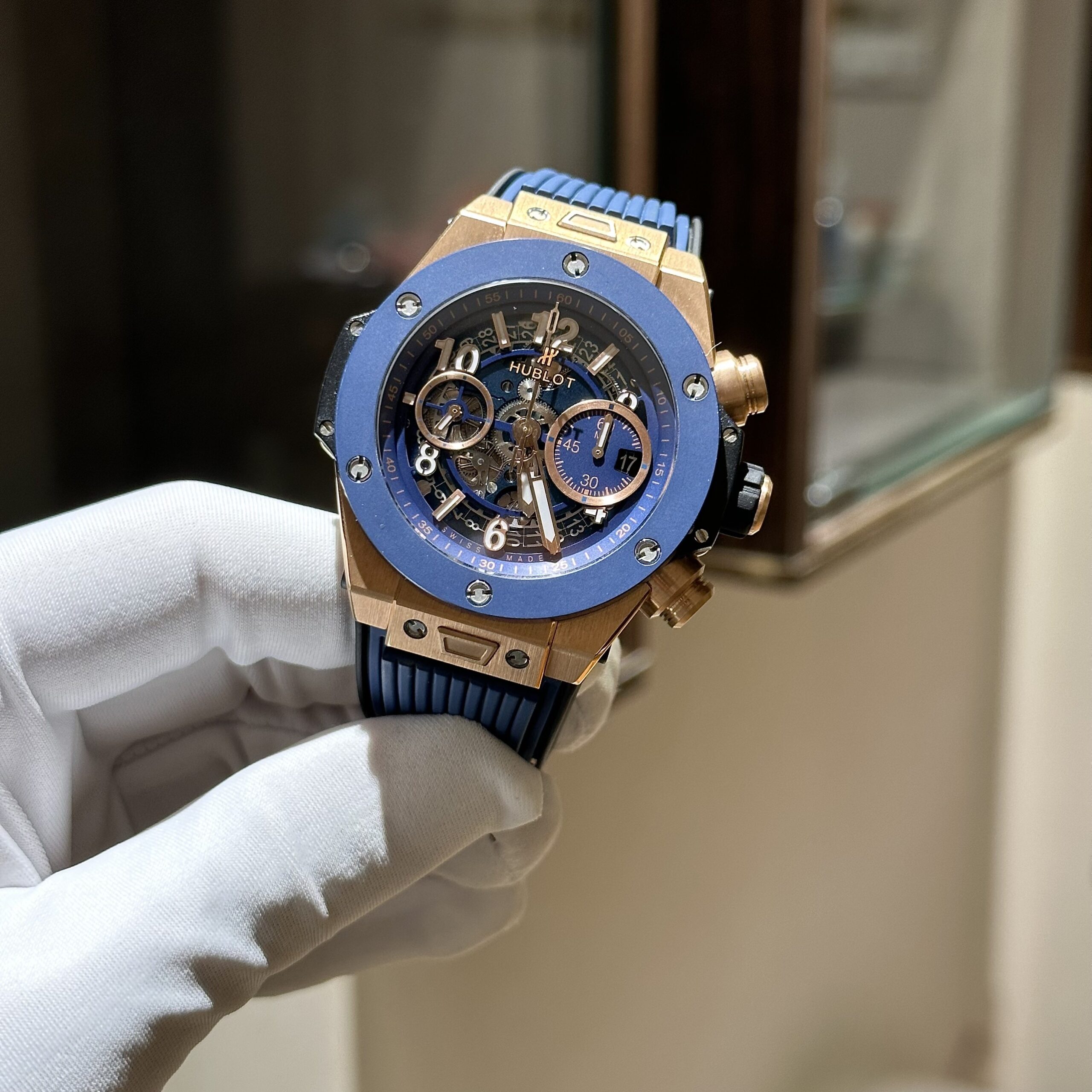 Hublot Replica 1:1 Watch Big Bang Unico Demi King Gold Factory BBF 44mm - Elite Watch Atelier
