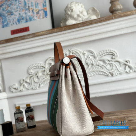 Hermès Herbag Zip 31 Bag | 31x25x10 cm | Luxury Canvas & Leather Shoulder Bag for Women | Spacious Everyday Hermès Tote1:1High-quality replica