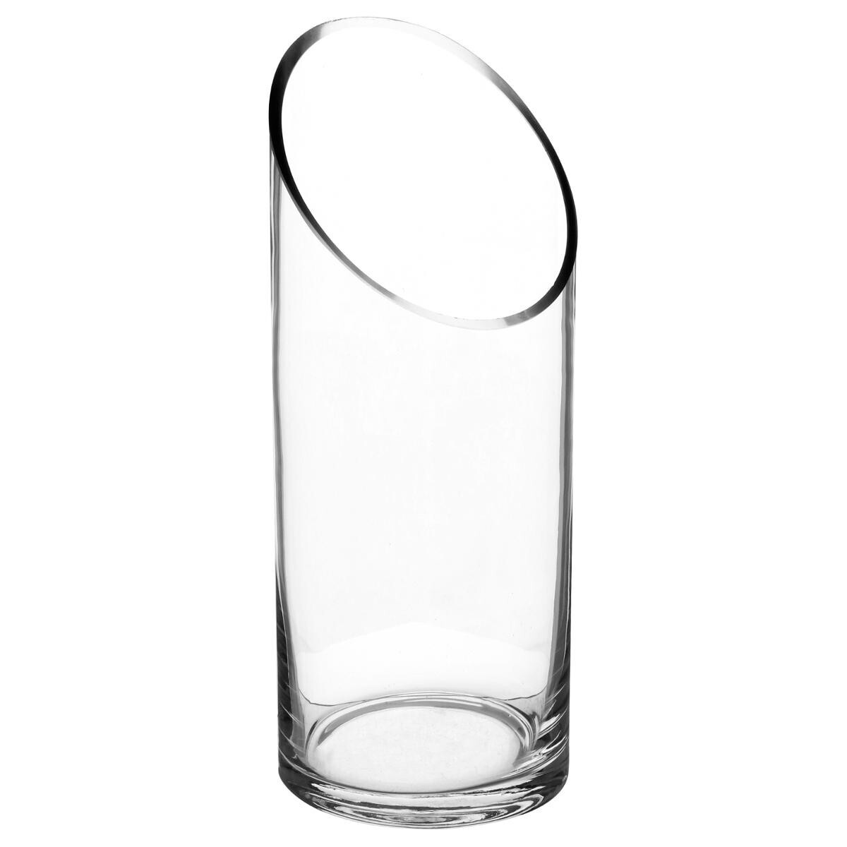 Cylinder vase, glass H.25 cm