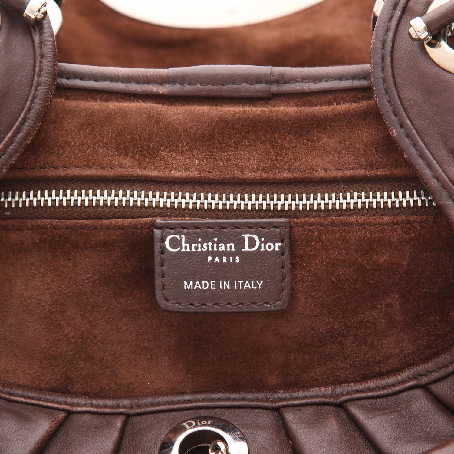 Dior Vintage handbag in brown leather1:1High-quality replica