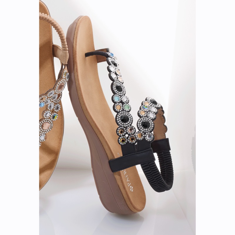Patrizia Sanjuan Toe Thong by Spring Step - MIDNIGHT VELVET CATALOG