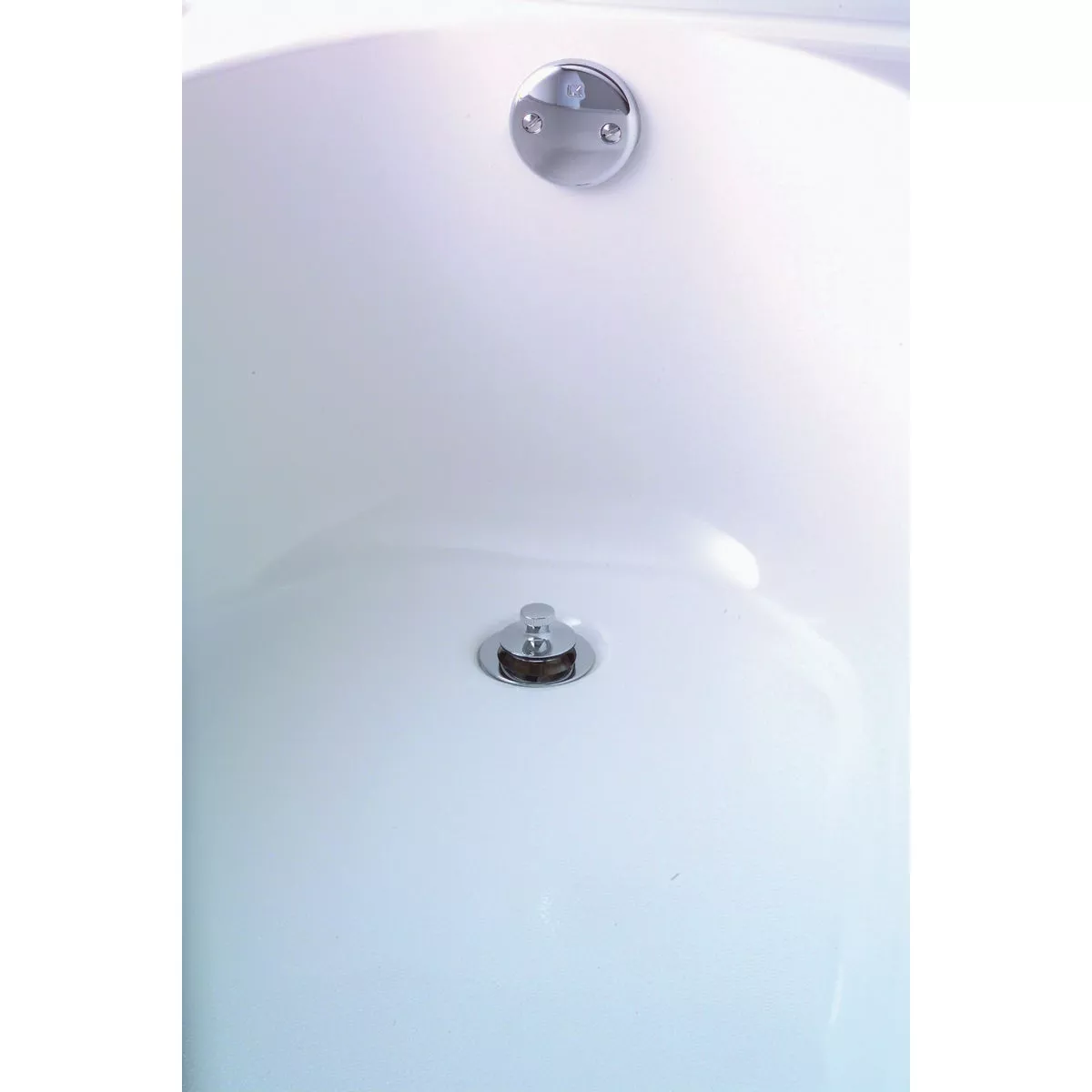 Keeney Plastic Bath Drain with Polished Chrome Lift'n Turn