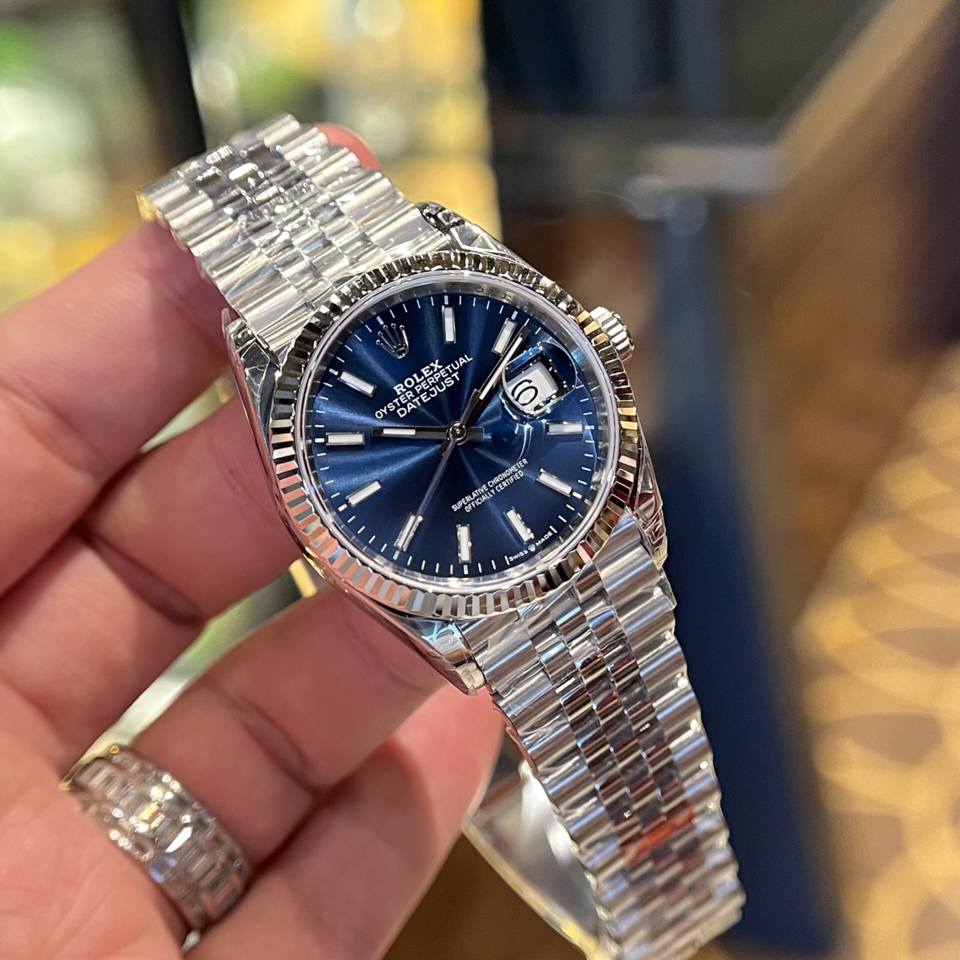 Rolex DateJust 126334 Replica Watches Blue Dial VS Factory 36mm - Elite Watch Atelier