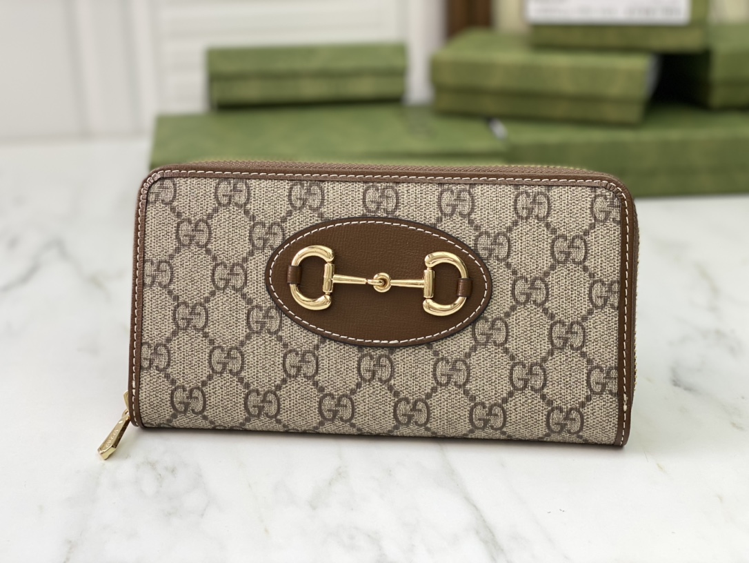 Replica Gucci Horsebit 1955 Zip Around Wallet1:1High-quality replica