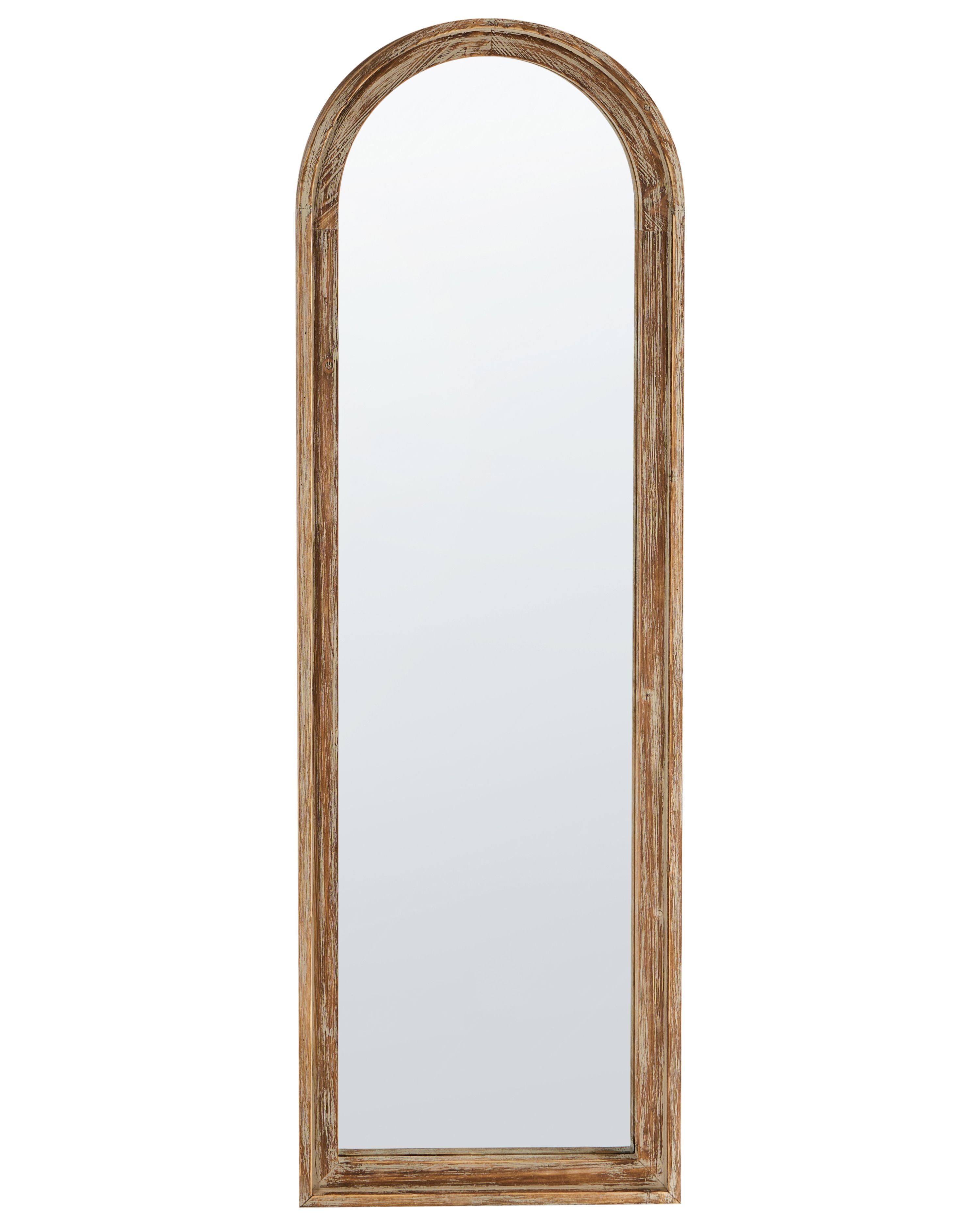 Wall Mirror COIGNY 55 cm 170 cm Fir Wood Light Brown