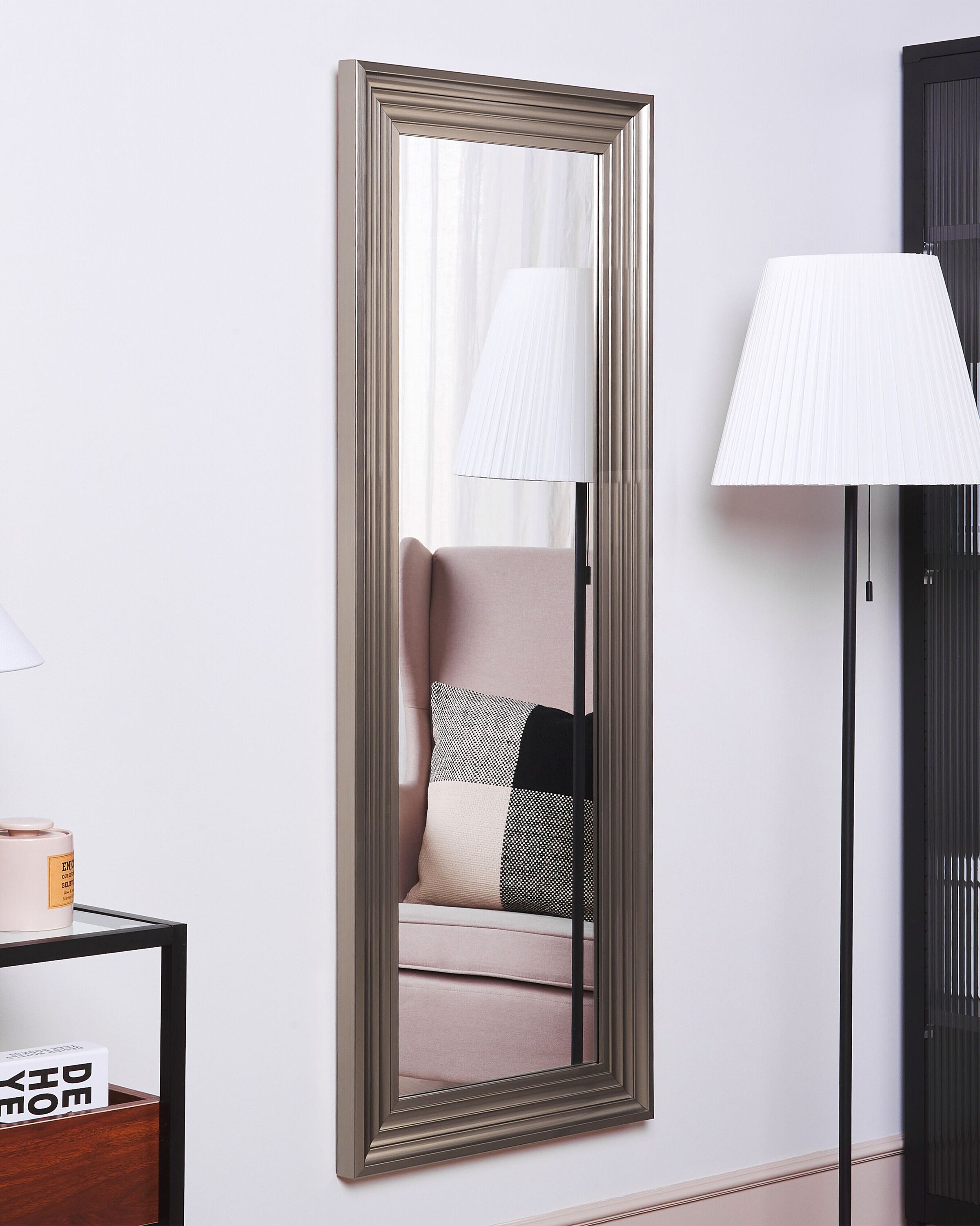 Wall Mirror CHATAIN 50 cm 130 cm Silver