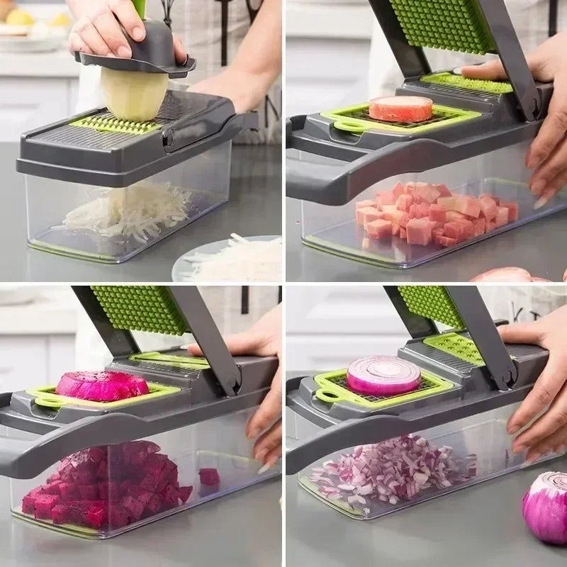 ChopMaster | 14/16-in-1 Multifunctionele Groentesnijder